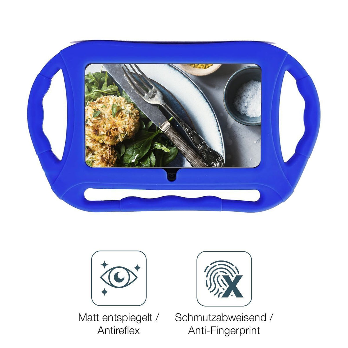 2x Schutzfolie matt für Bisaikasow 7 Zoll für Kind (4)