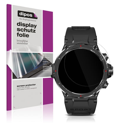 6x Schutzfolie klar für Kuzo F1-S 1.3 Zoll Display (1)