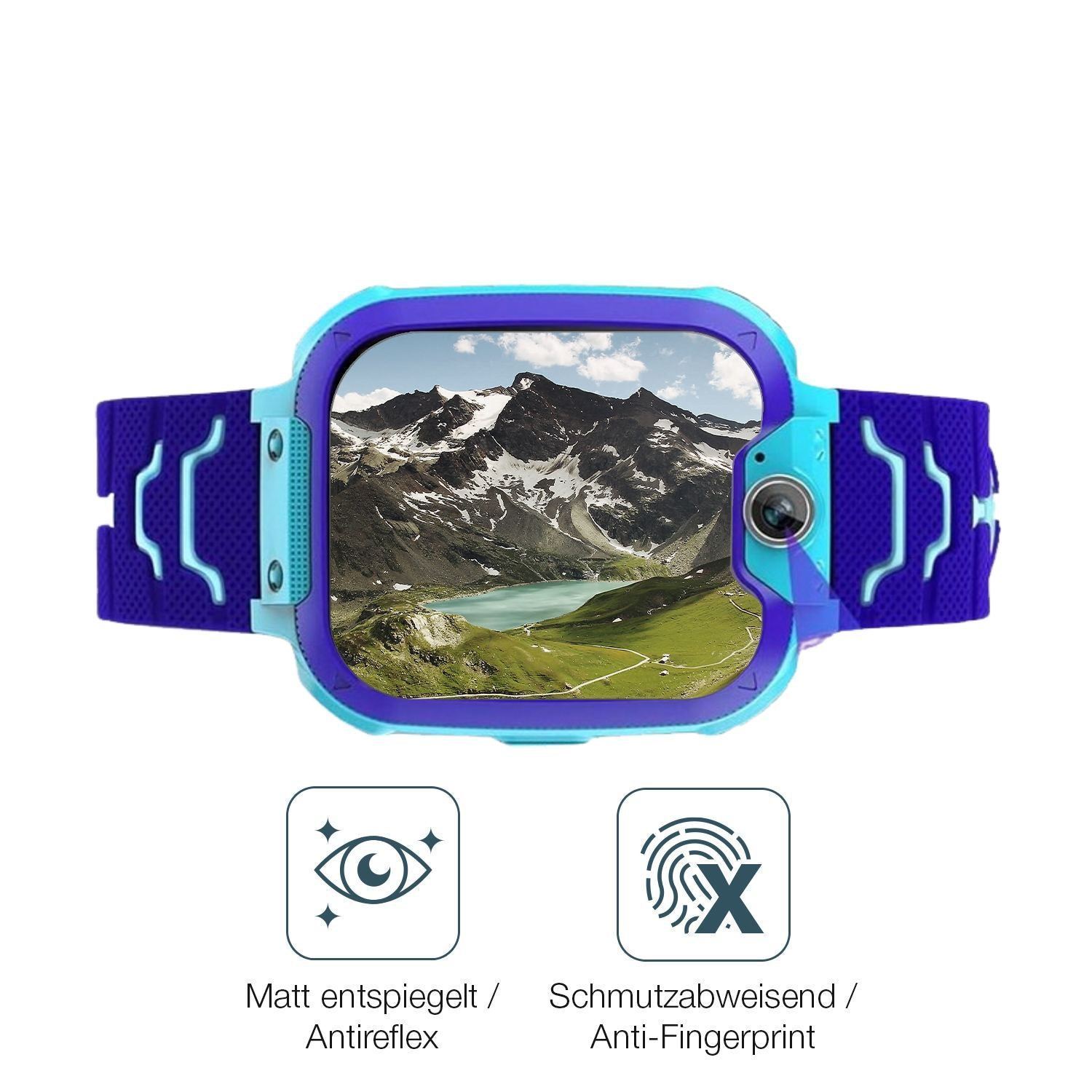 2x 9H Schutzfolie matt für Jubunrer Noir 1.69 Zoll (5)