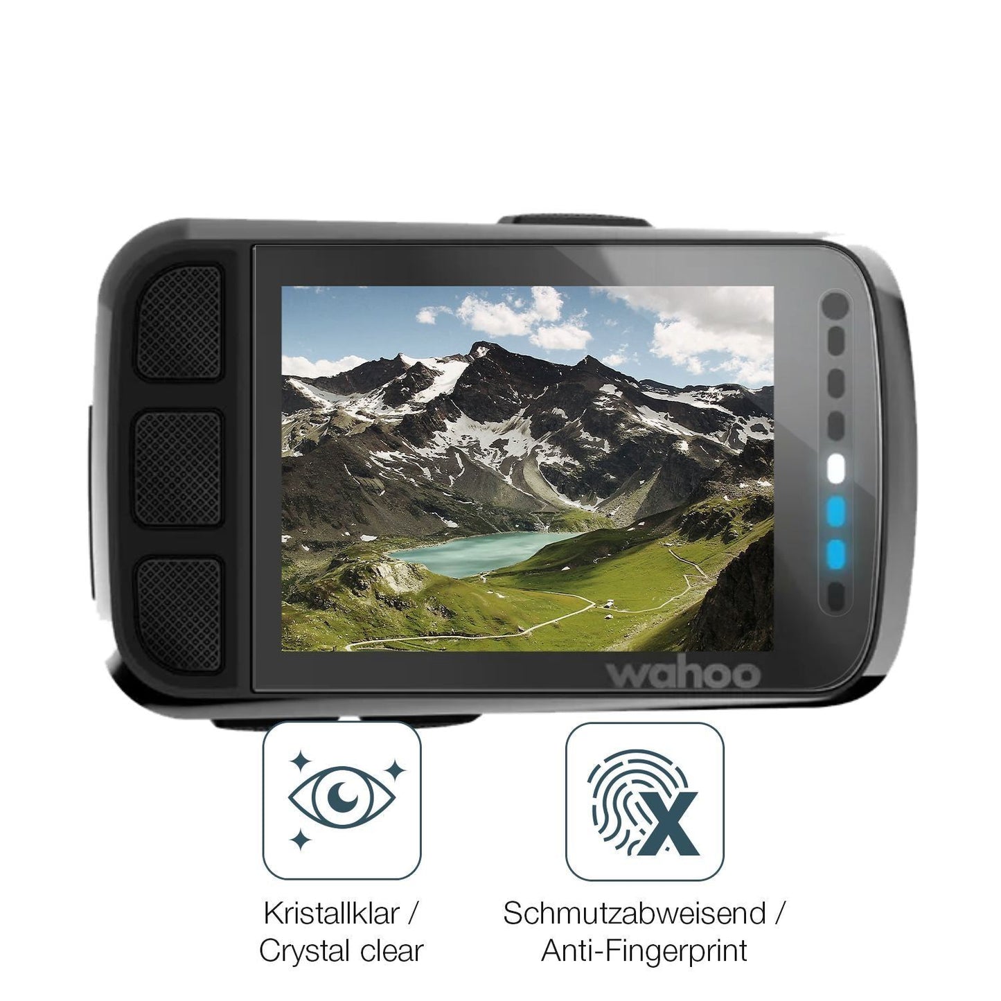 2x Schutzfolie klar für Wahoo Elemnt Bolt 2 Displa (4)
