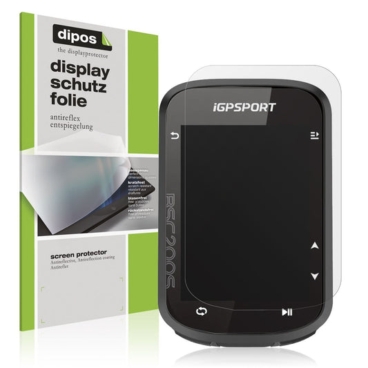2x Schutzfolie matt für iGPSport BSC200s Display-S (1)