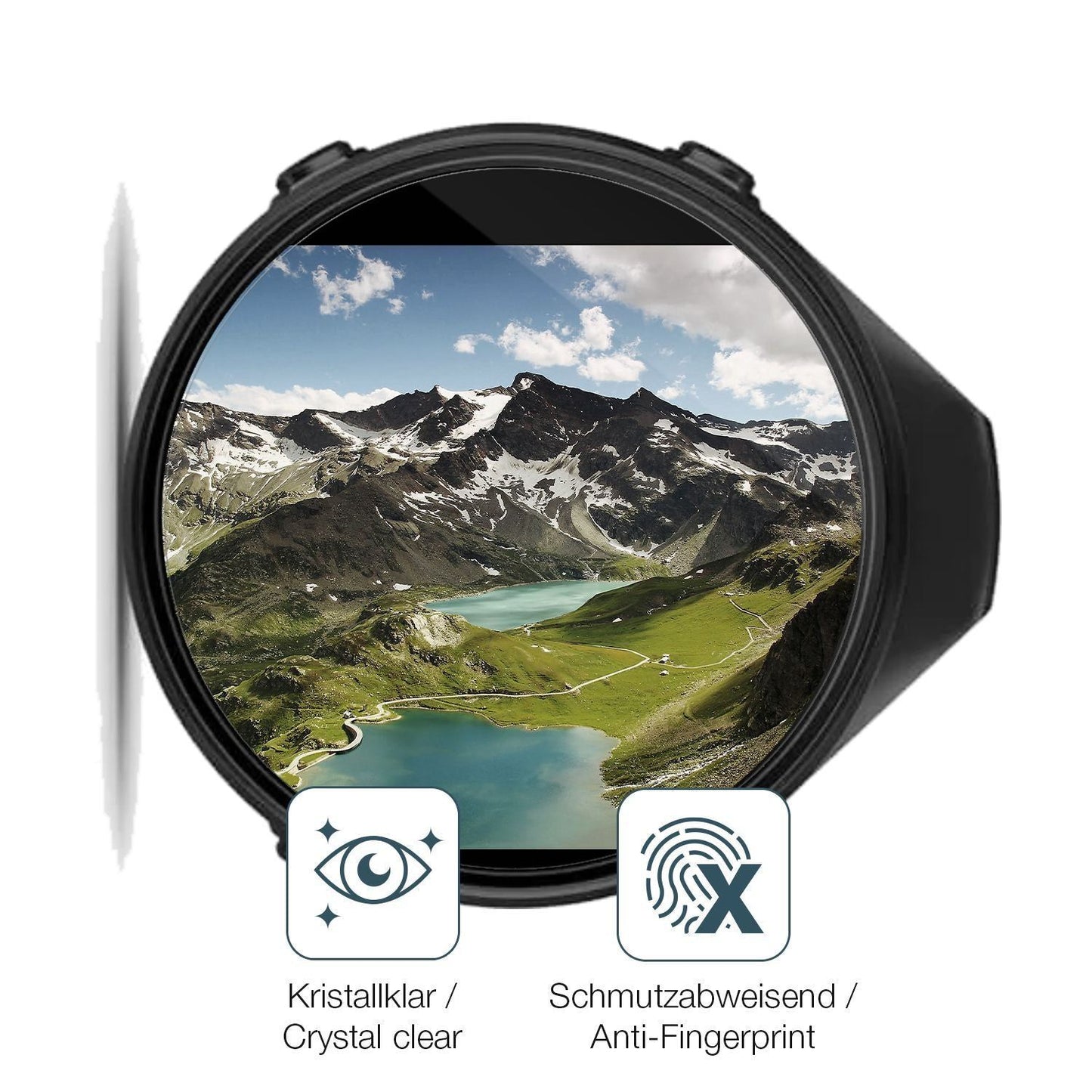 2x Schutzfolie klar für Garmin Approach G12 Displa (4)