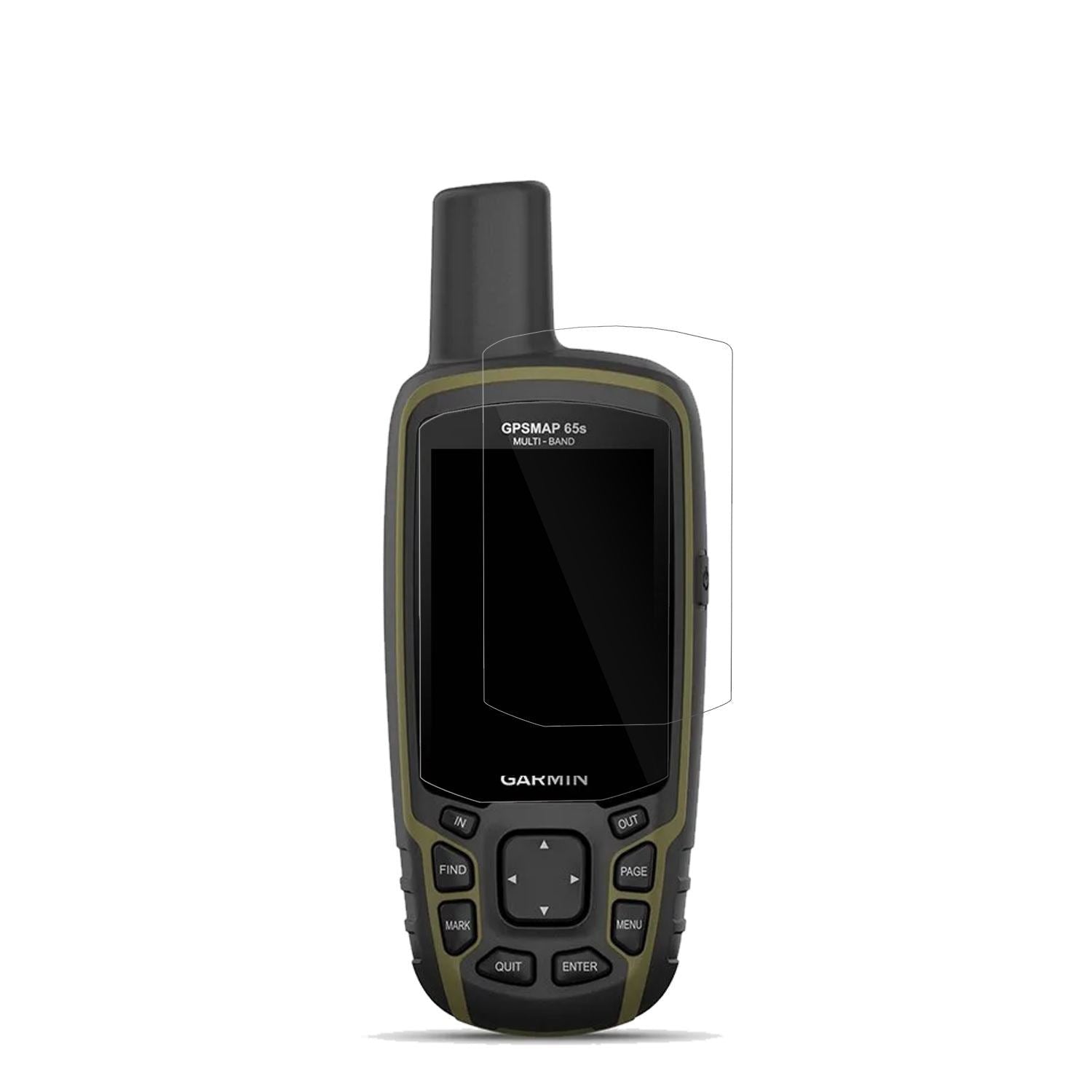 2x Schutzfolie klar für Garmin GPSMAP 65 Display-S (2)