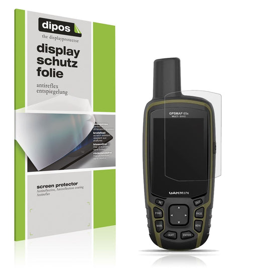 2x Schutzfolie matt für Garmin GPSMAP 65 Display-S (1)