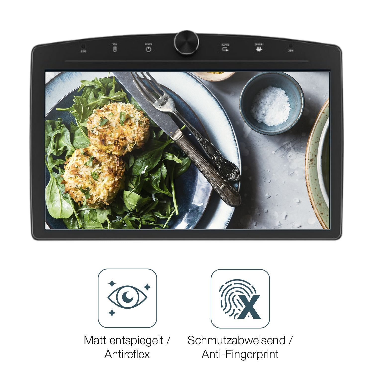 2x Schutzfolie matt für Eonon 10.1 Zoll Navi Displ (4)