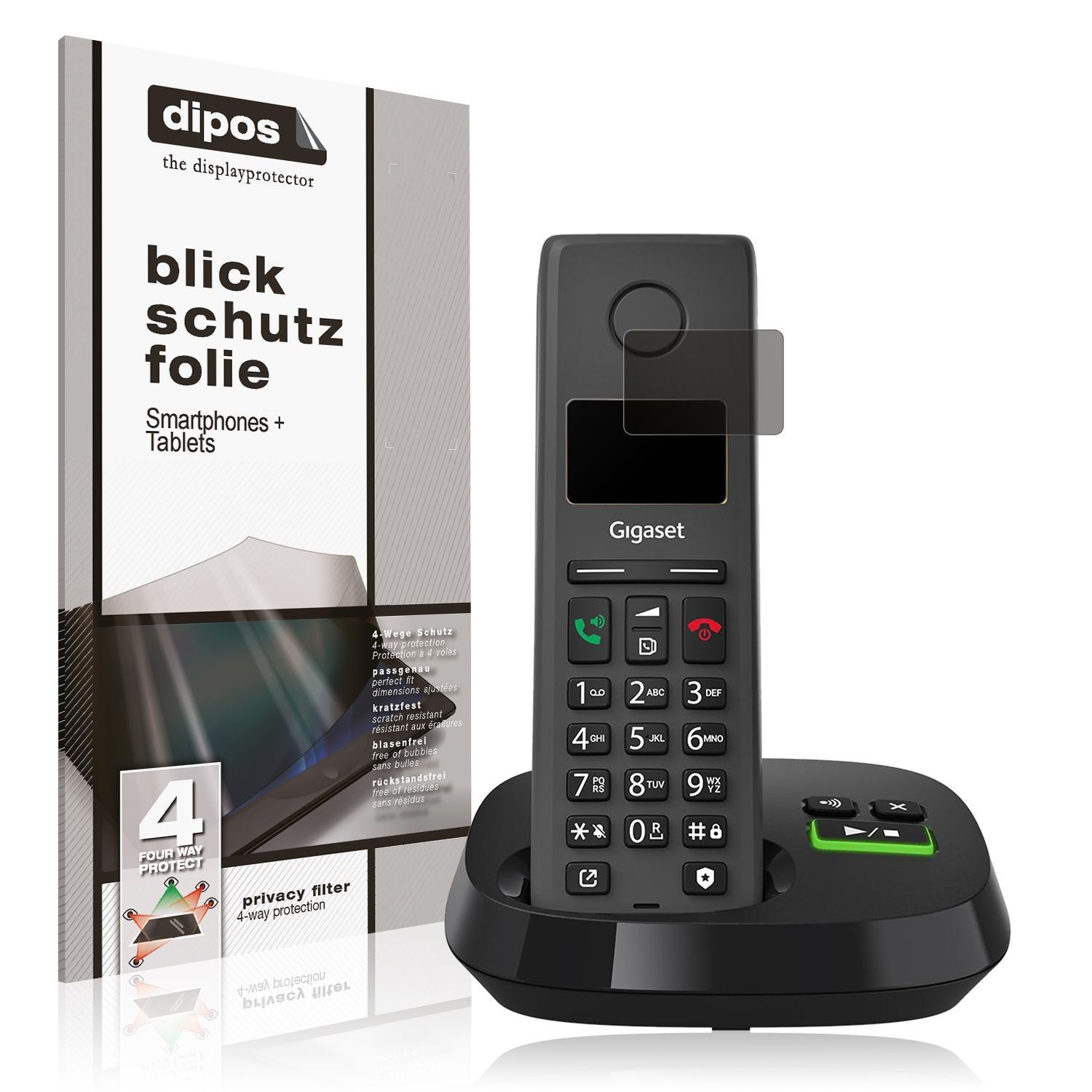 Blickschutzfolie für Gigaset Pure 220A matt Schutz (1)