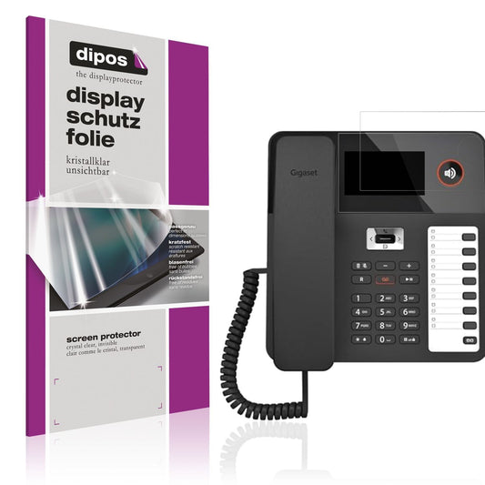 2x Schutzfolie klar für Gigaset Desk 600 Display-S (1)