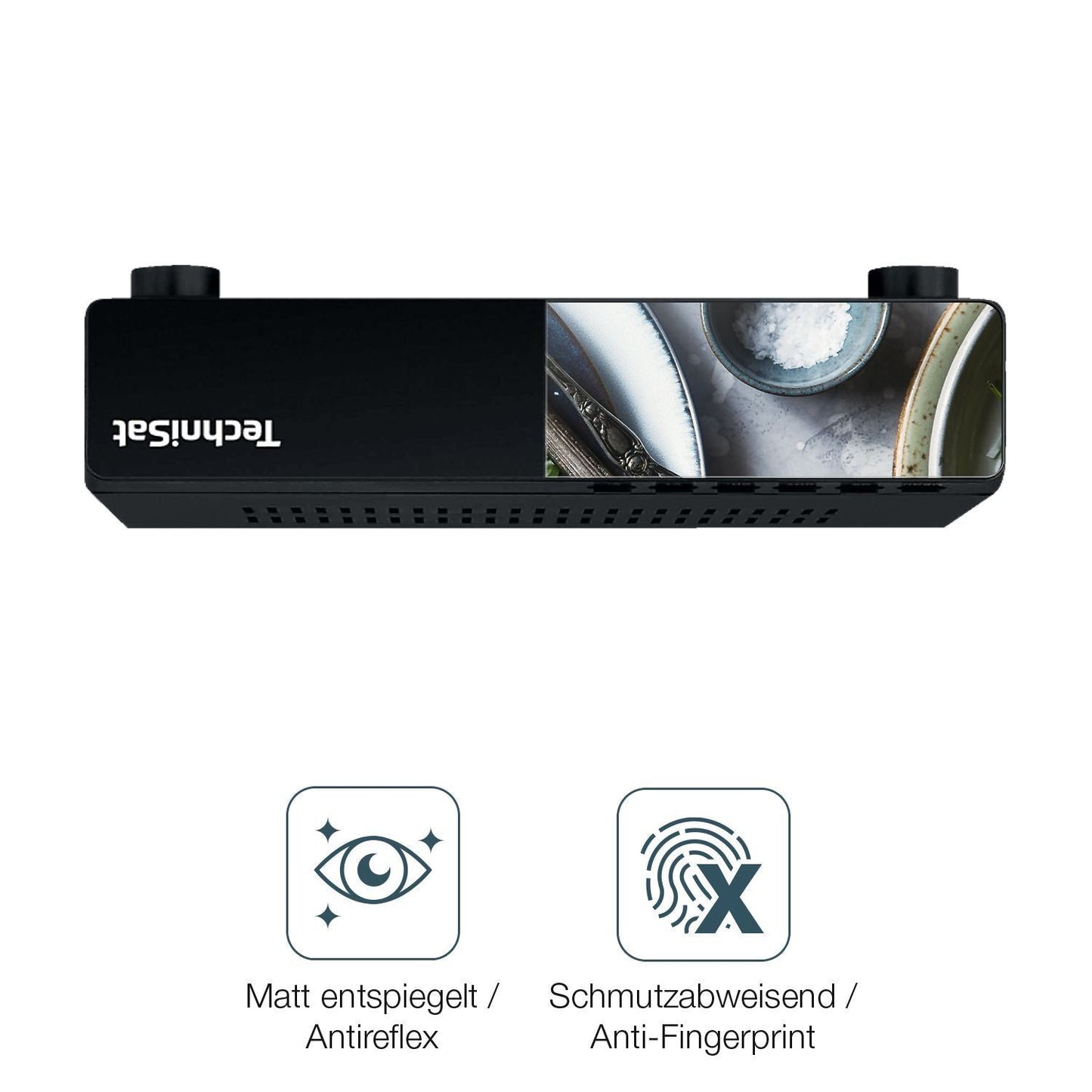2x Schutzfolie matt für TechniSat HS-S 261 Display (4)