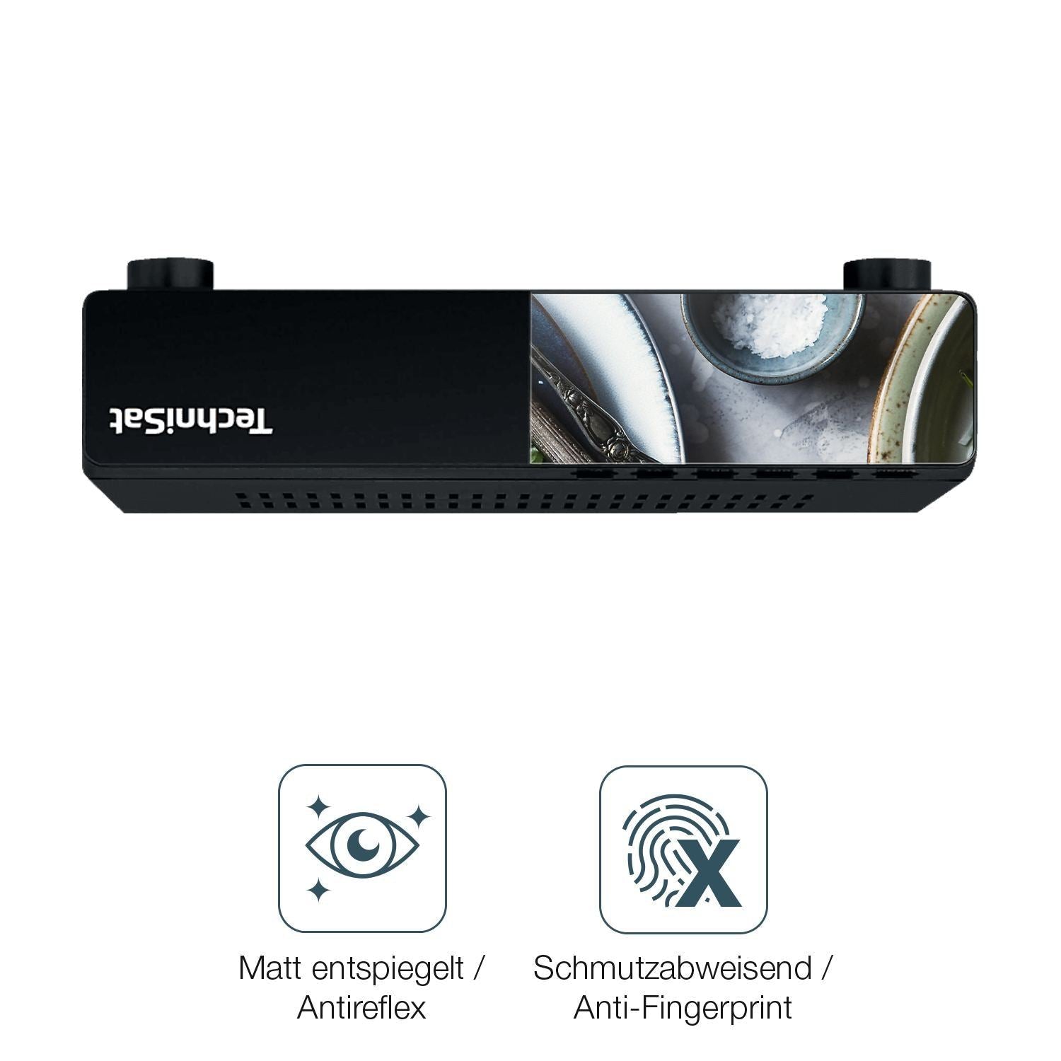 2x Schutzfolie matt für TechniSat HS-S 261 Display (4)
