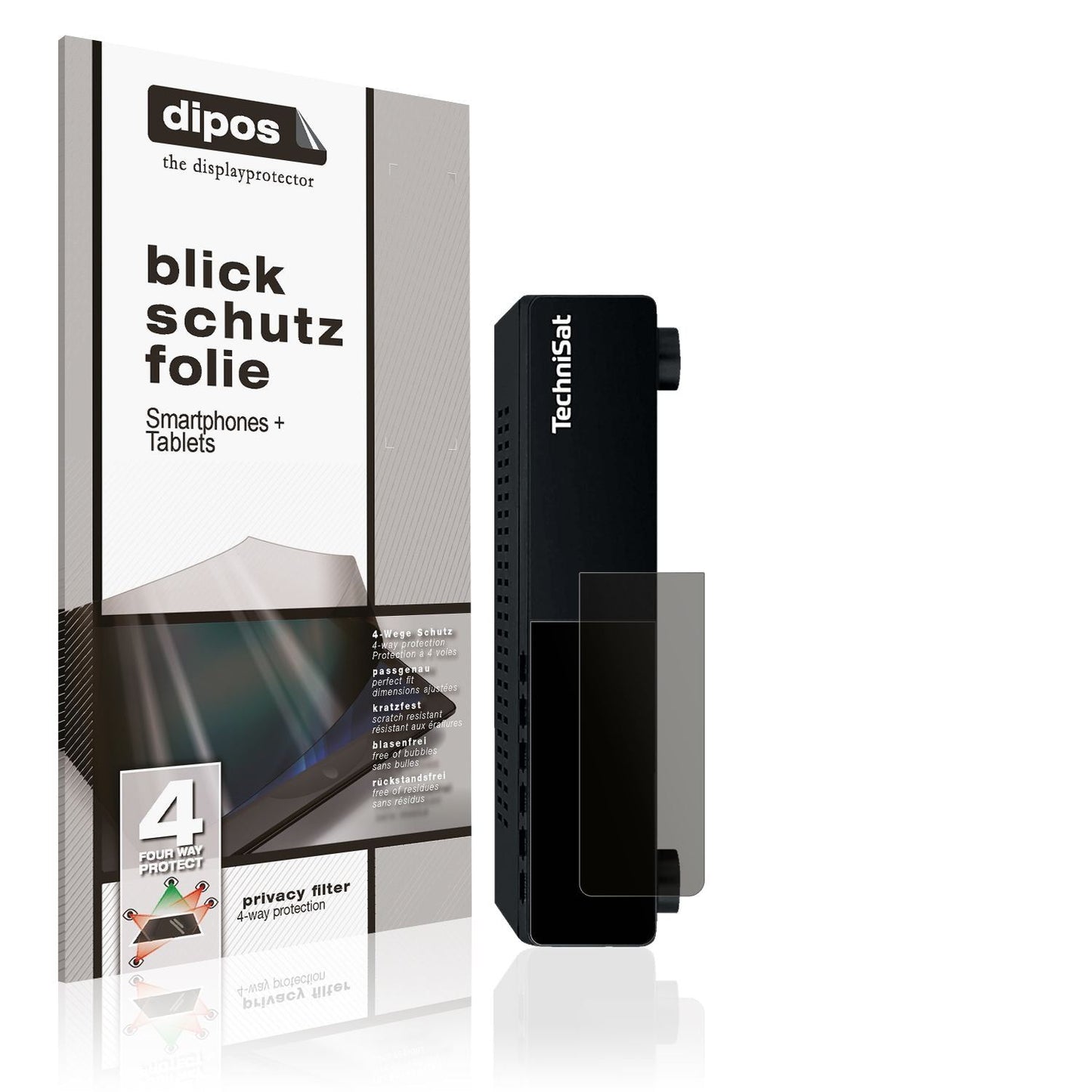 Blickschutzfolie für TechniSat HS-S 261 matt Schut (1)