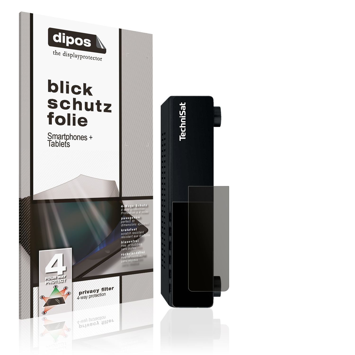 Blickschutzfolie für TechniSat HS-S 261 matt Schut (1)