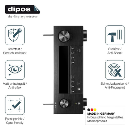 2x 9H Schutzfolie matt für Denon AVR-X3800H Panzer (7)