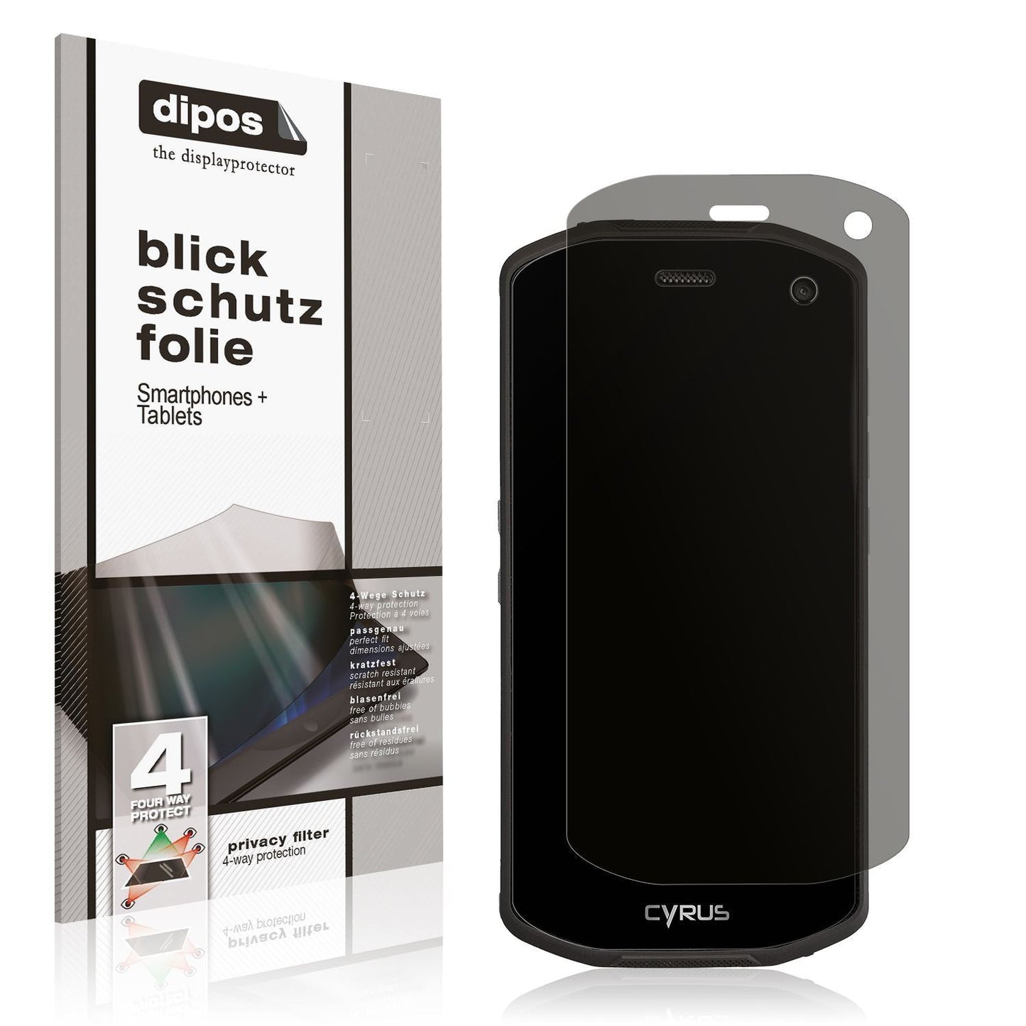 Blickschutzfolie für Cyrus CS28 Hipster Rev.2 matt (1)