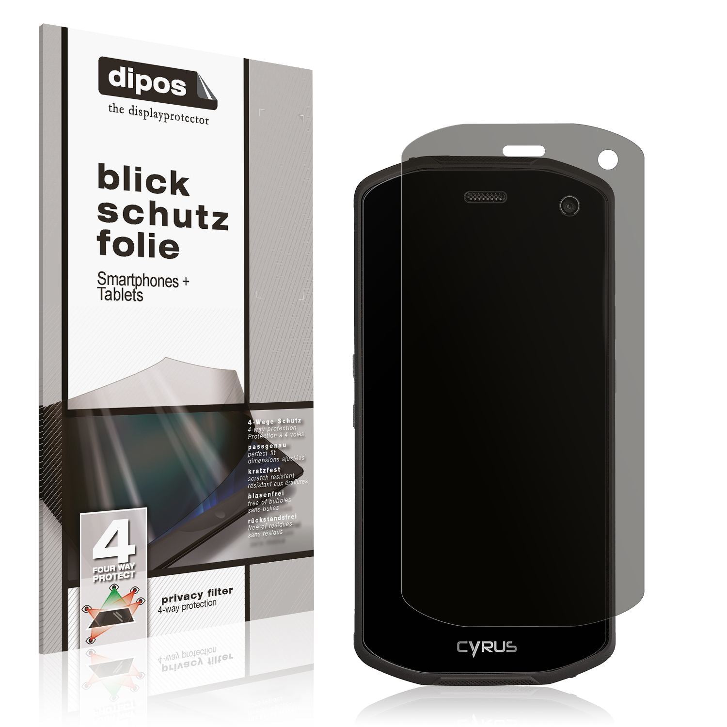 Blickschutzfolie für Cyrus CS28 Hipster Rev.2 matt (1)