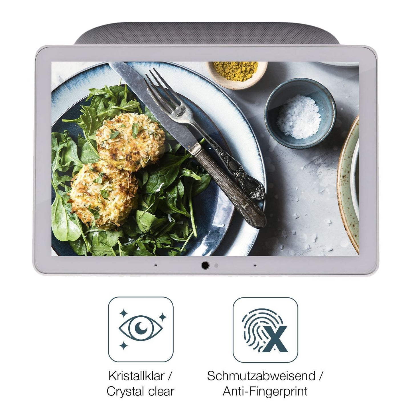 2x Schutzfolie klar für Google Nest Hub Max 3. Gen (4)