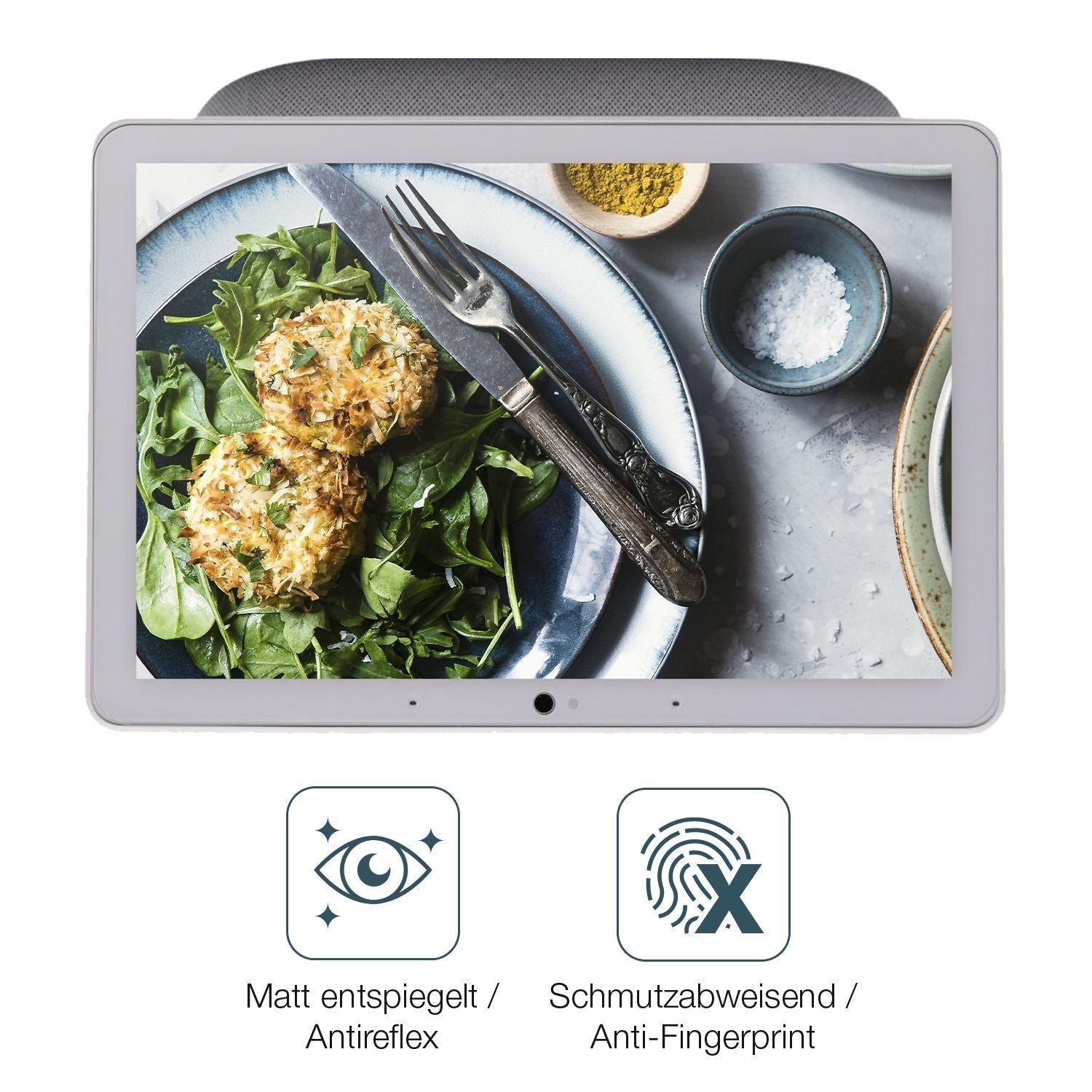 2x Schutzfolie matt für Google Nest Hub Max 3. Gen (4)