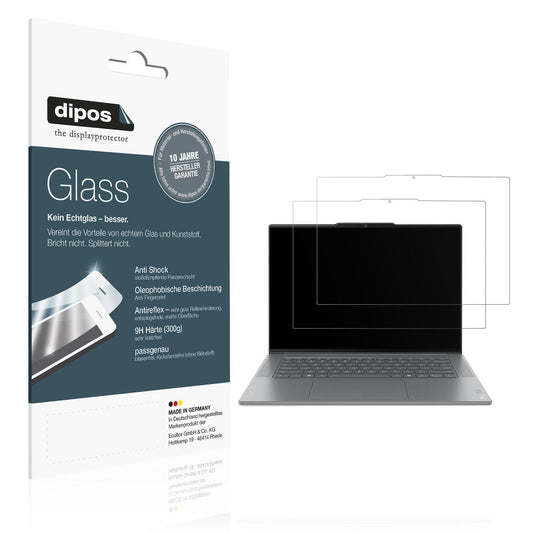 2x 9H Schutzfolie matt für Lenovo Yoga Slim 7 15IL (1)