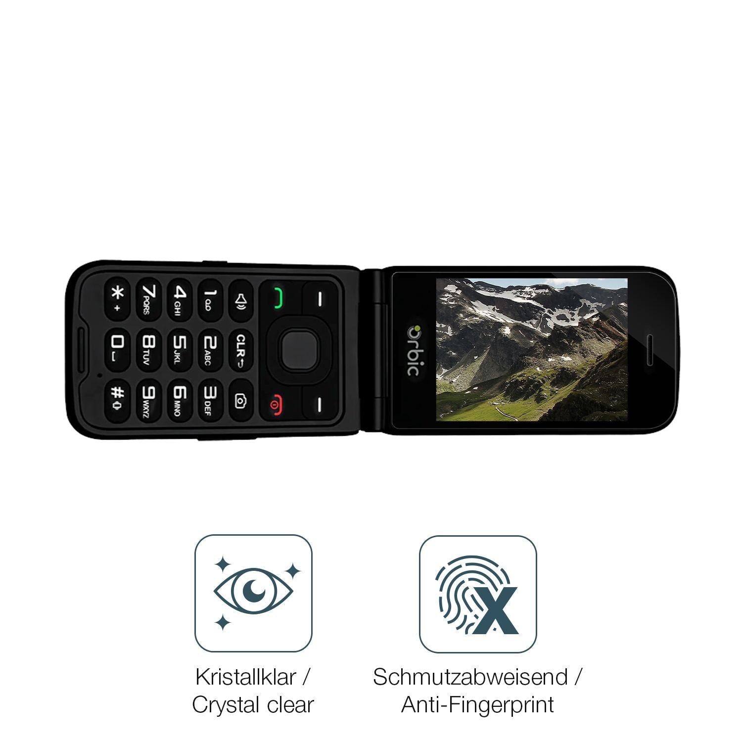 4x Schutzfolie klar für Orbic Journey Pro Lite Dis (4)
