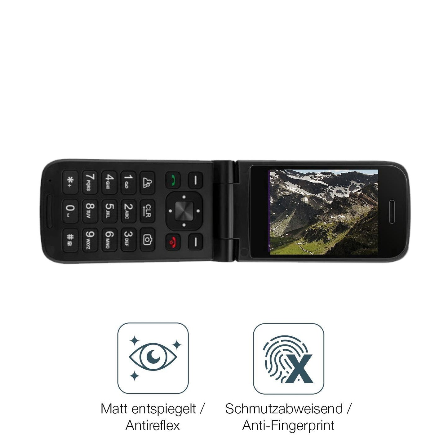 4x Schutzfolie matt für Orbic Journey V 4G Display (4)