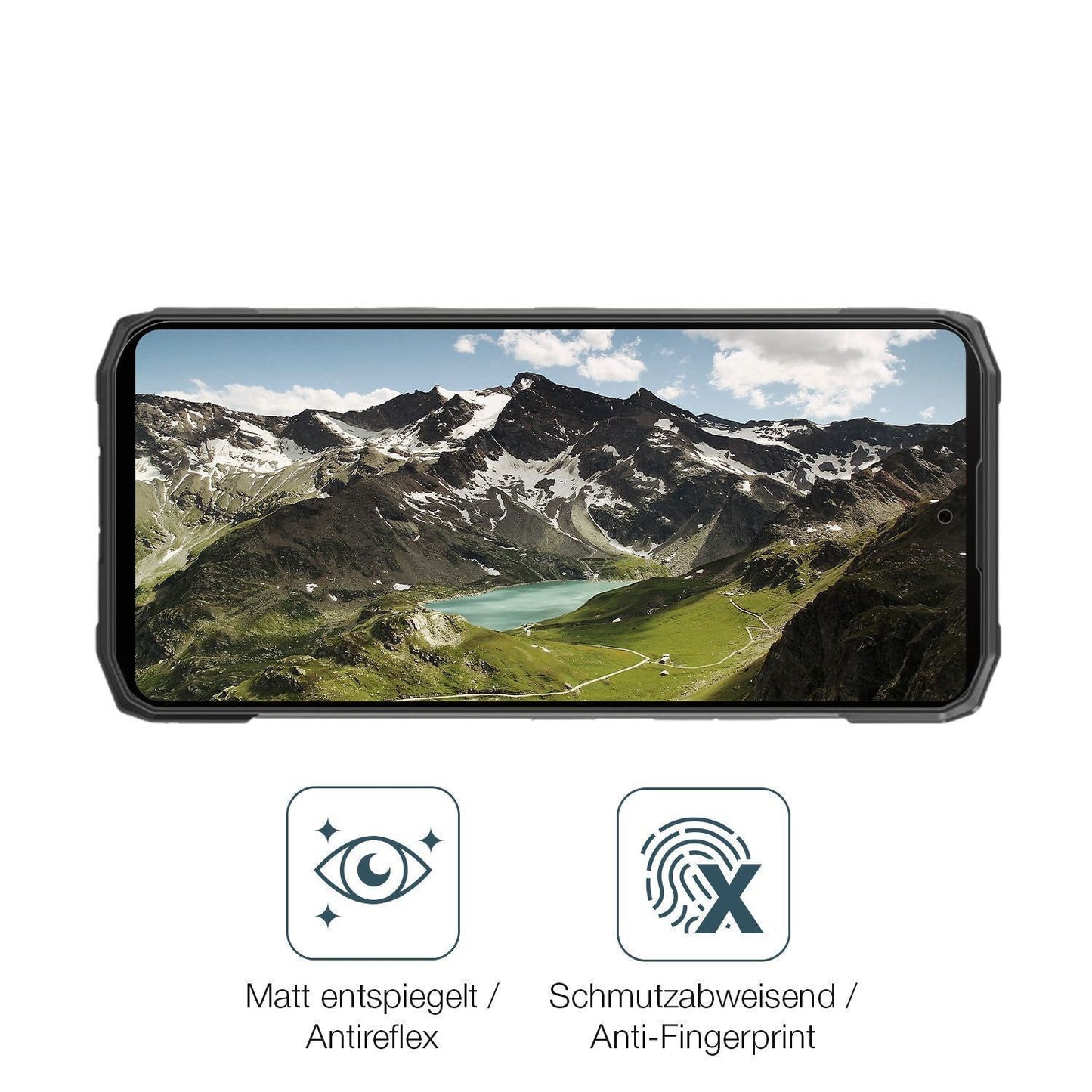 2x 9H Schutzfolie matt für Doogee Fire 6 Max Panze (5)