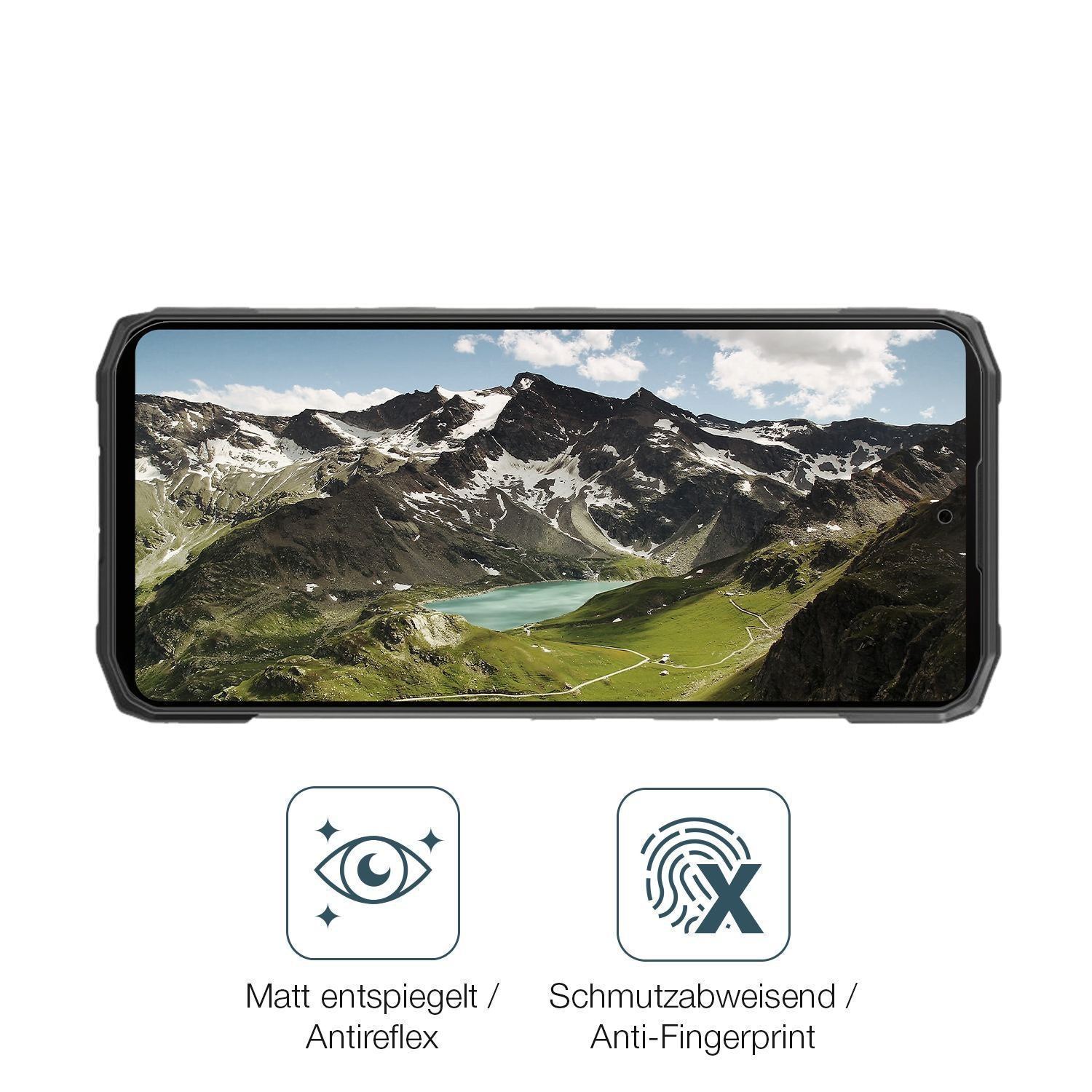 2x 9H Schutzfolie matt für Doogee Fire 6 Max Panze (5)