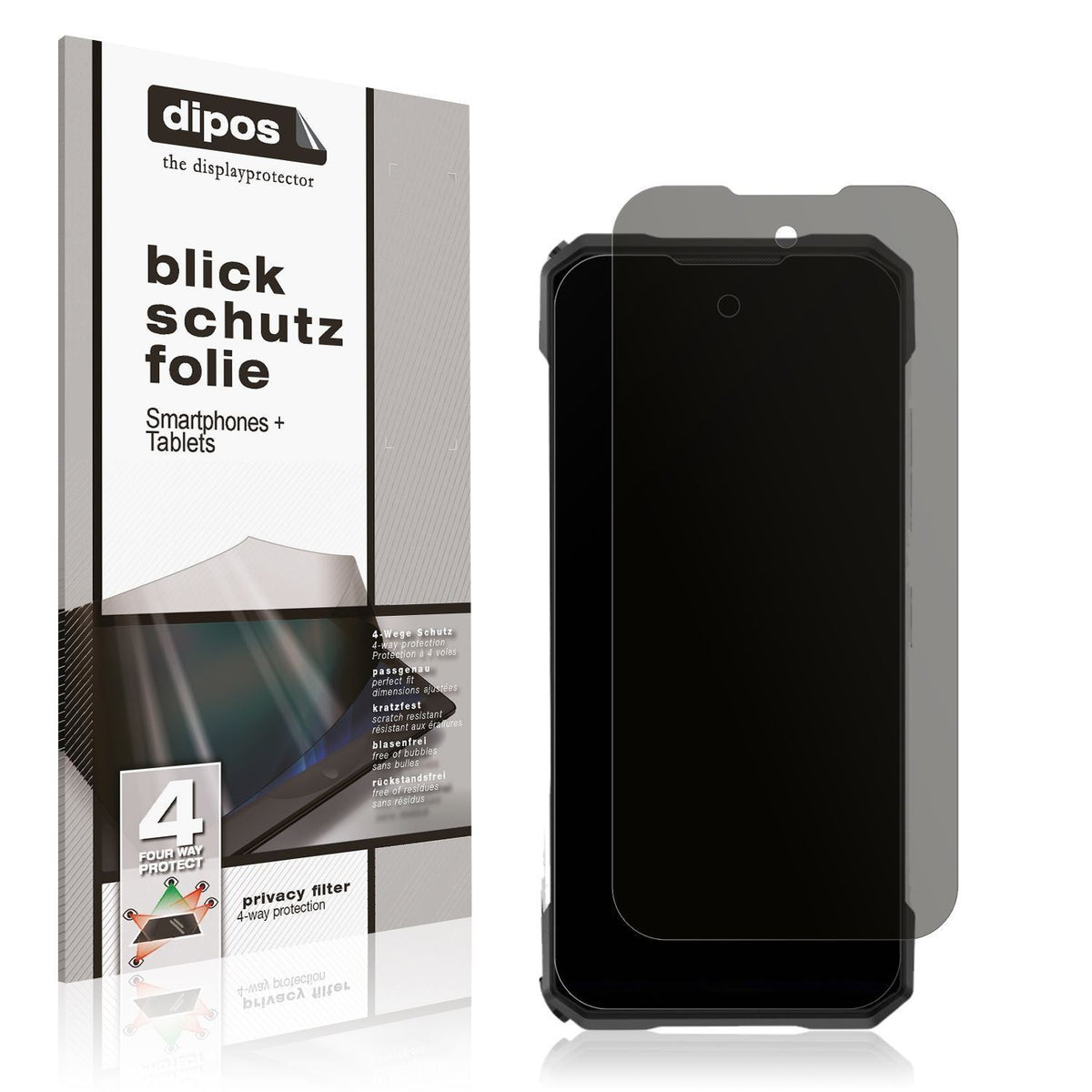 Blickschutzfolie für Doogee S200 Plus matt Schutzf (1)