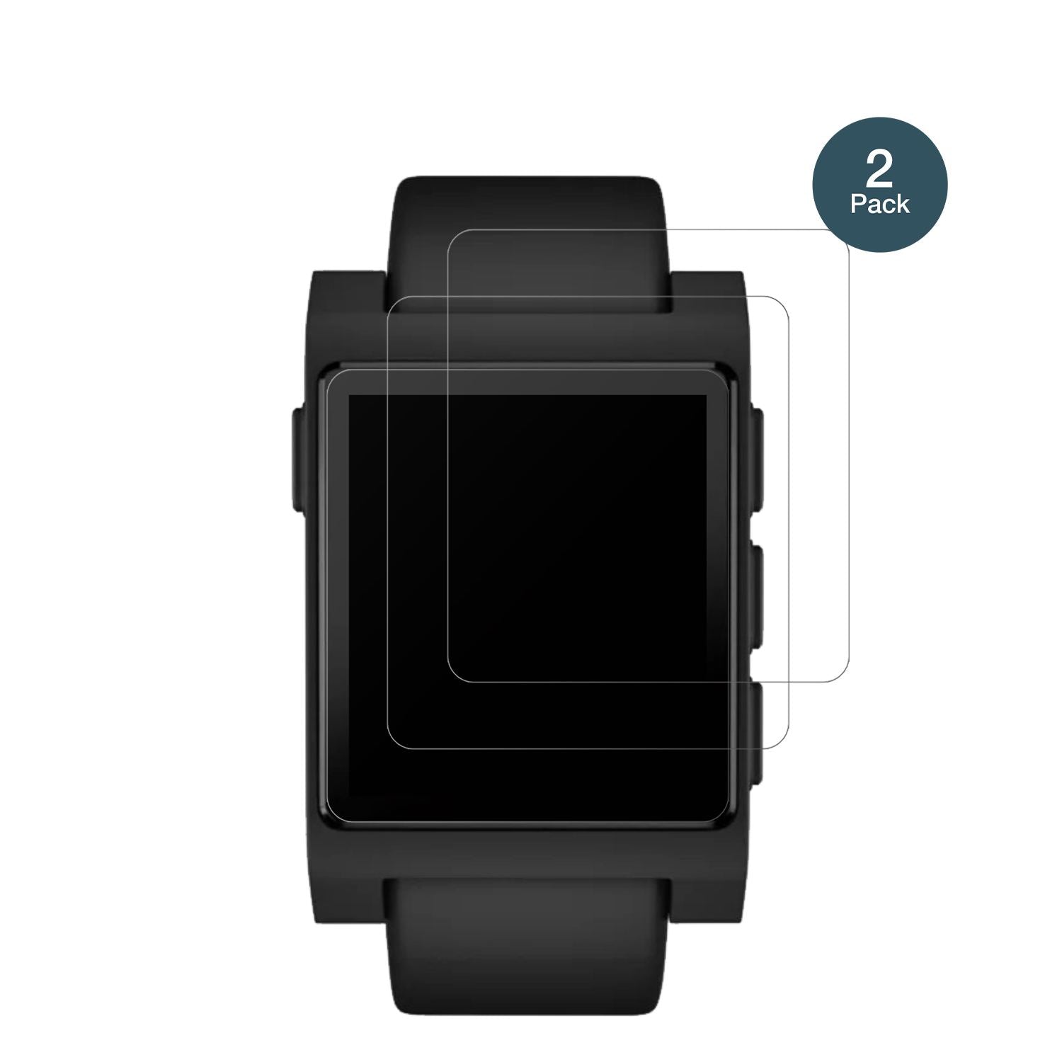 2x 9H Schutzfolie matt für Pebble Core Time 2 Panz (2)