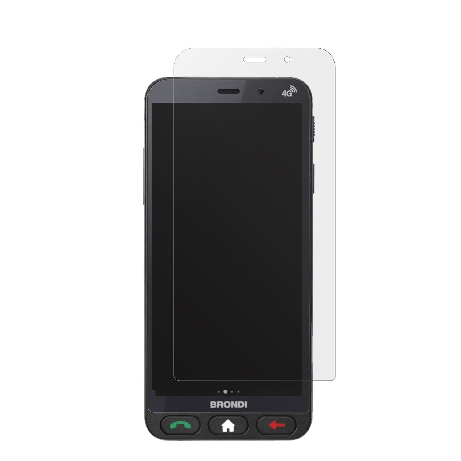 4x Schutzfolie matt für Brondi Amico Vero 4G Displ (2)