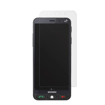 4x Schutzfolie matt für Brondi Amico Vero 4G Displ (2)