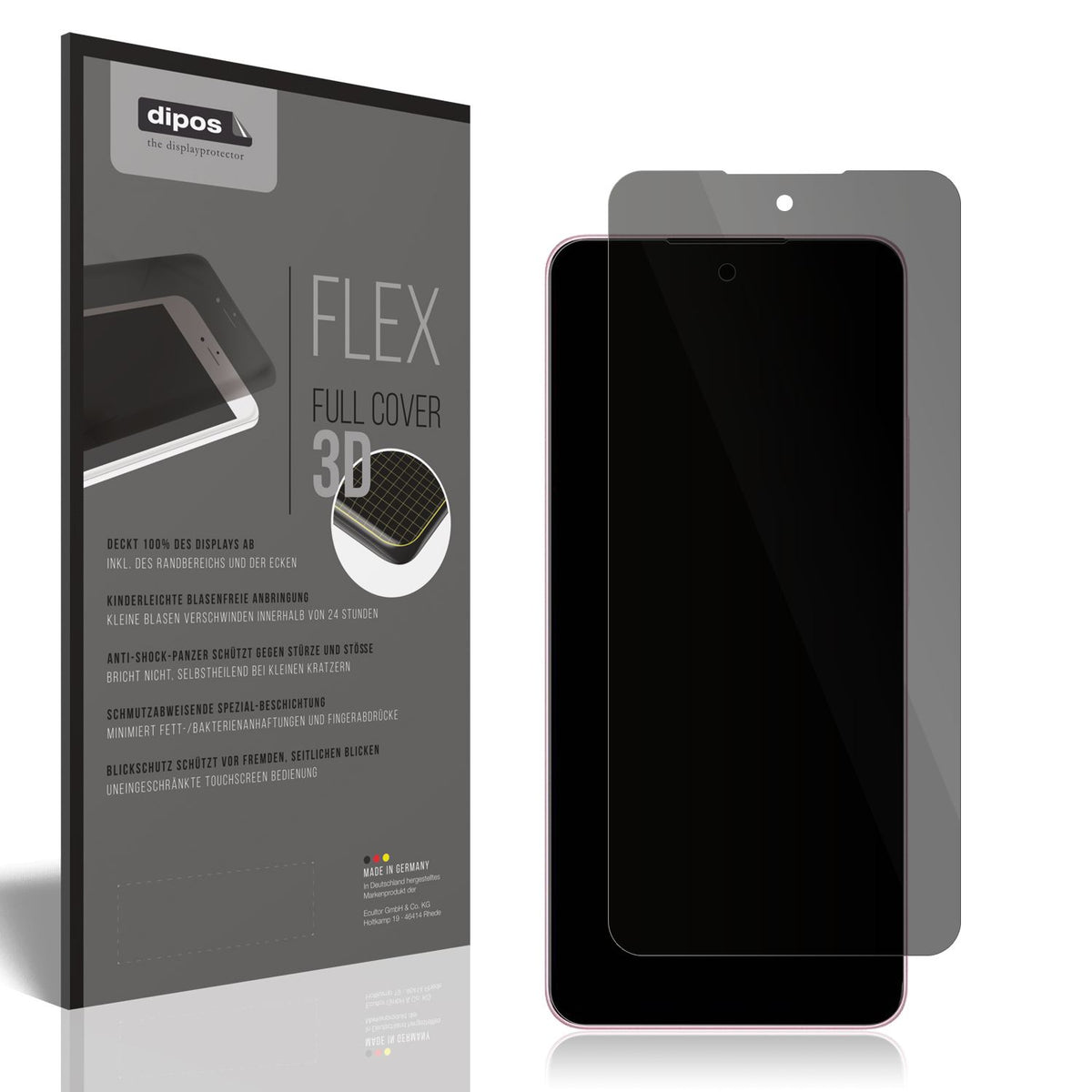 Full Cover Privacy Blickschutzfolie für Oppo A5 En (1)