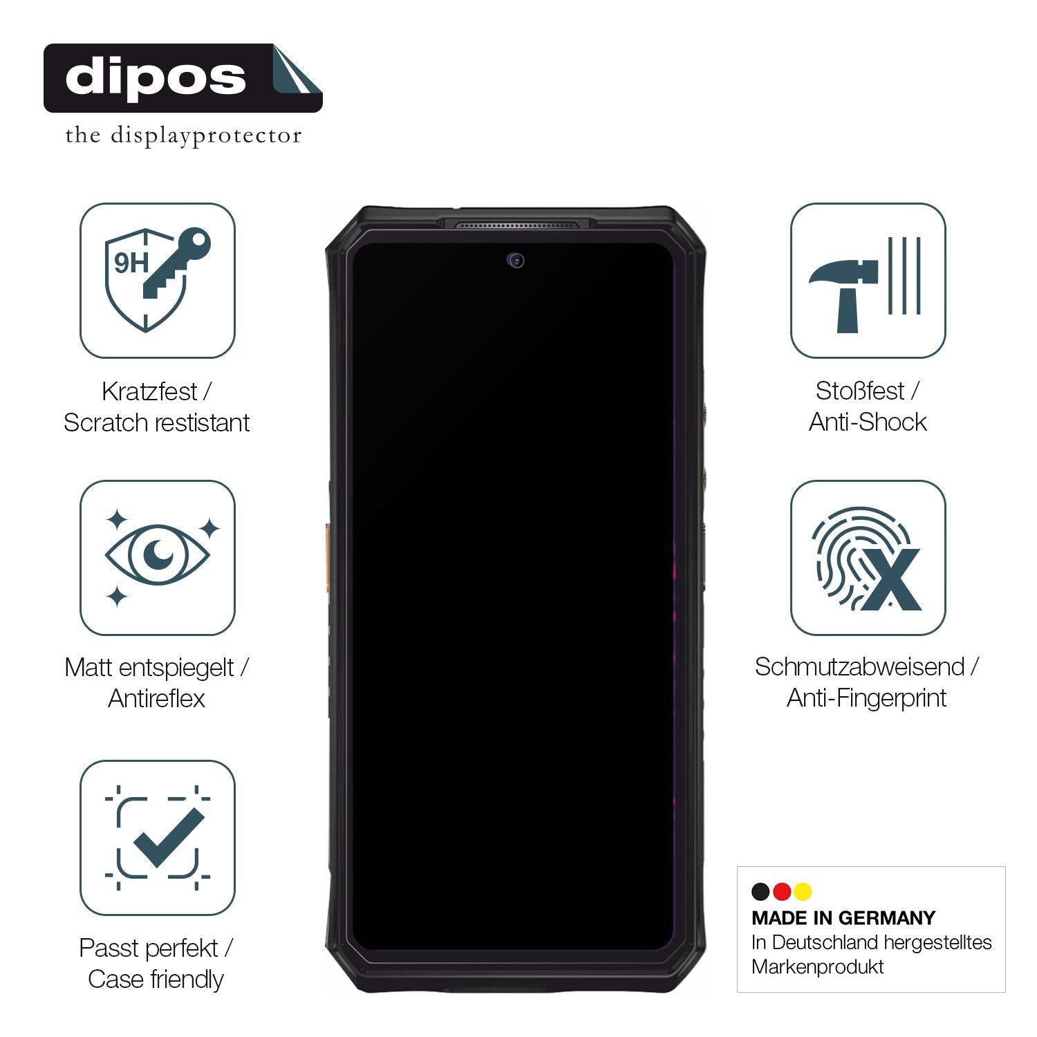 2x 9H Schutzfolie matt für Ulefone Armor 28 Ultra  (7)