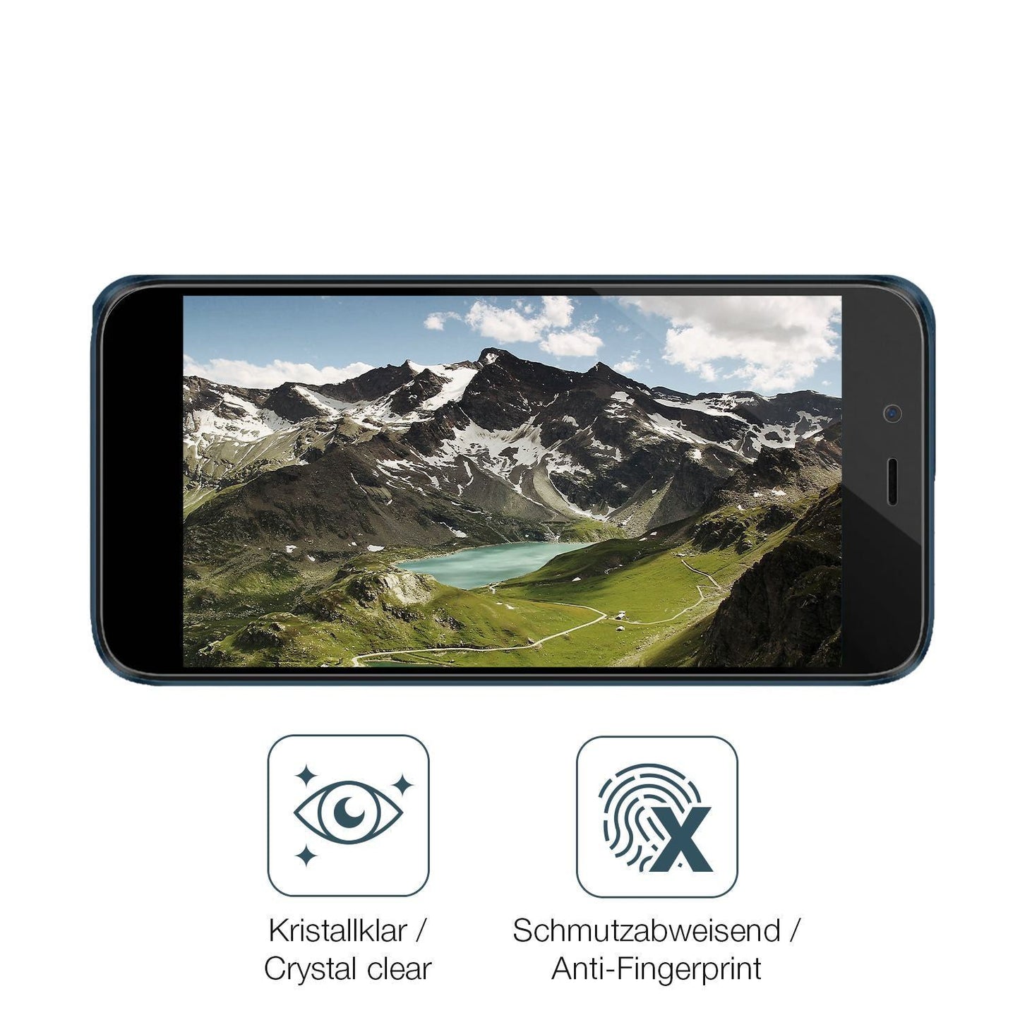 4x Schutzfolie klar für Mobicel P5 Display-Schutzf (4)