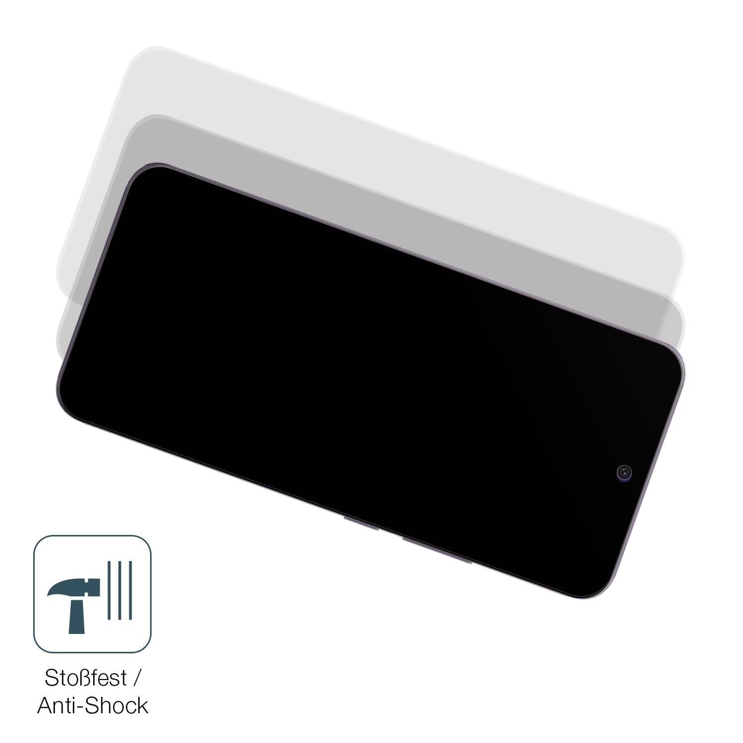 2x 9H Schutzfolie matt für Oppo F29 Pro Panzerfoli (4)