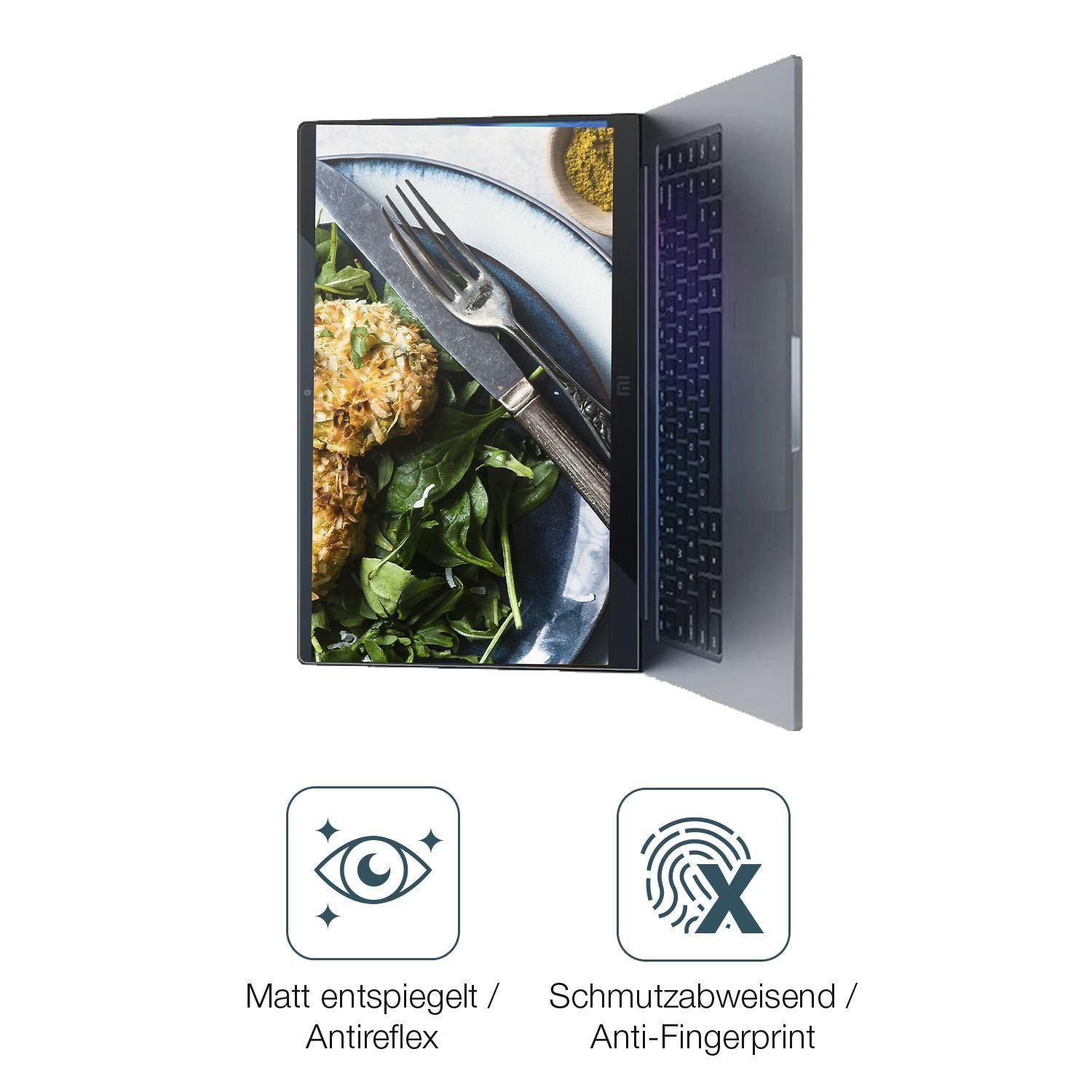 2x 9H Schutzfolie matt für Xiaomi Mi Notebook 15.6 (5)