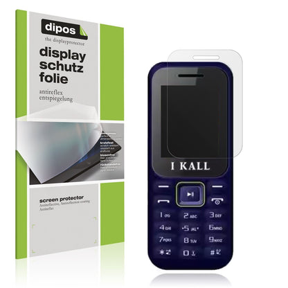 4x Schutzfolie matt für I Kall K222 Display-Schutz (1)