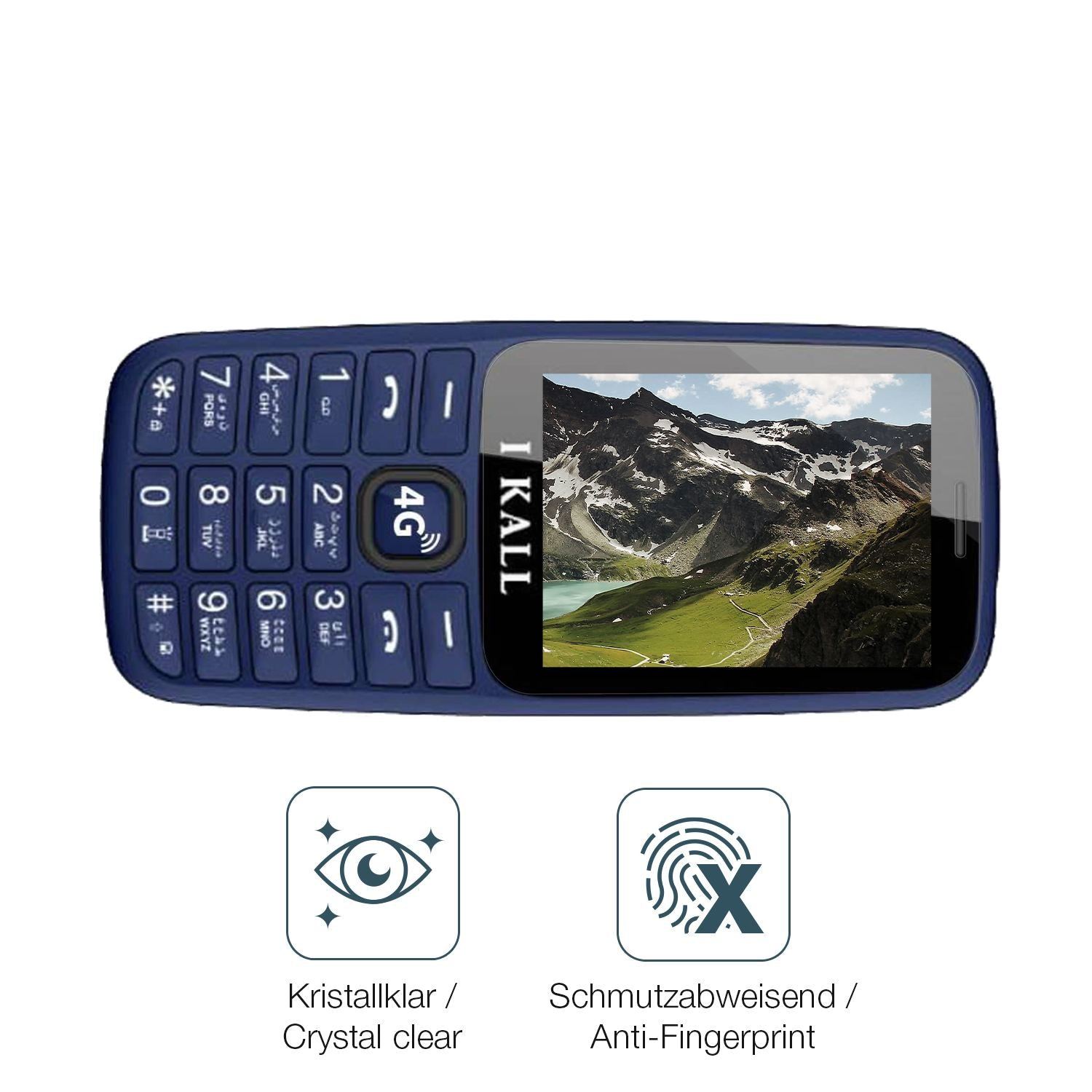 4x Schutzfolie klar für I Kall I2 4G Display-Schut (4)