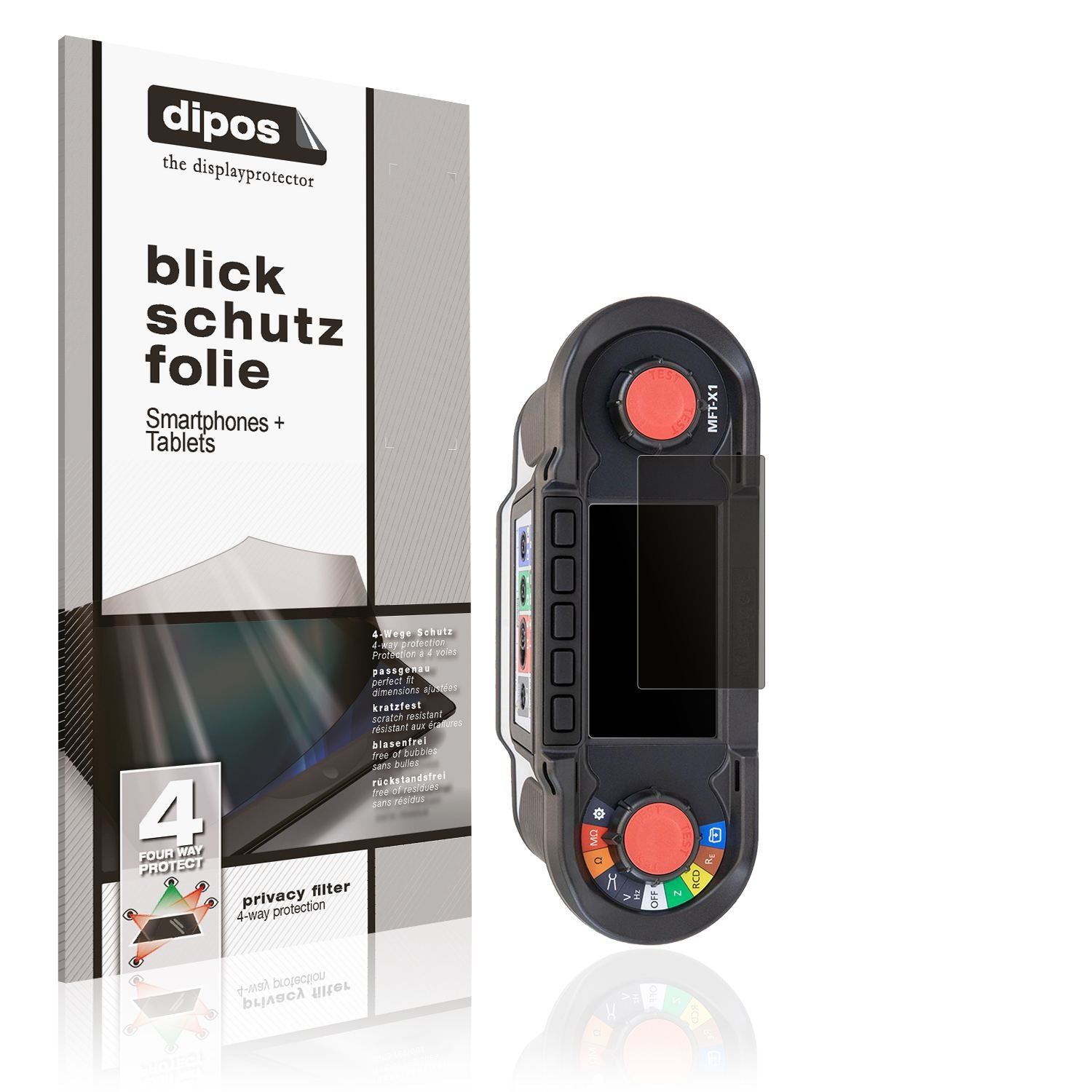Blickschutzfolie für Megger MFT-X1 matt Schutzfoli (1)