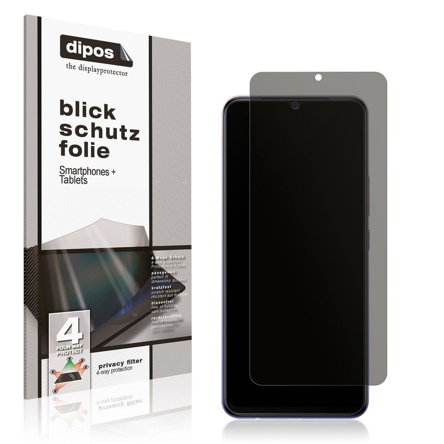 Blickschutzfolie für Vivo V20 matt Schutzfolie Pri (1)