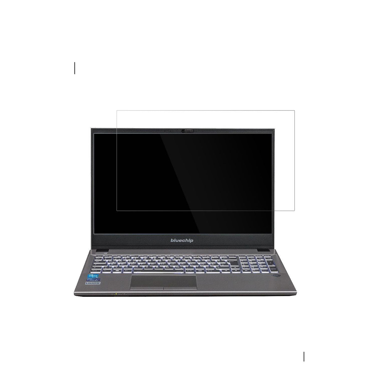 2x Schutzfolie klar für Bluechip Travelline L15W17 (2)