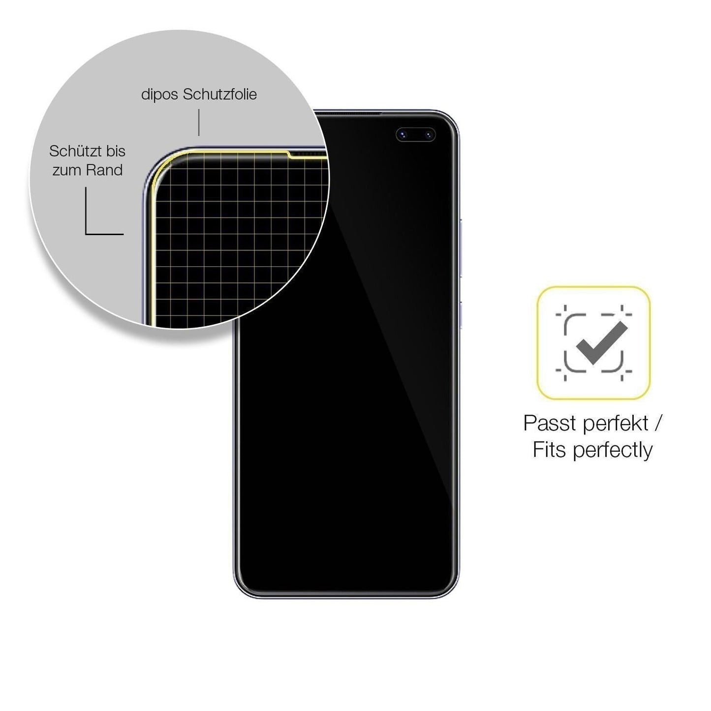 2x 3D Full Cover Schutzfolie für Vivo V19 (6)