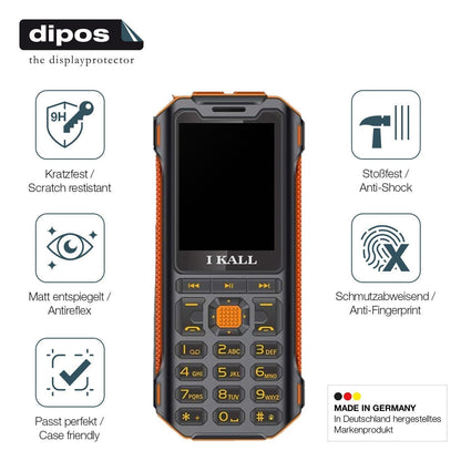 2x 9H Schutzfolie matt für I Kall K99 Pro Rugged P (7)