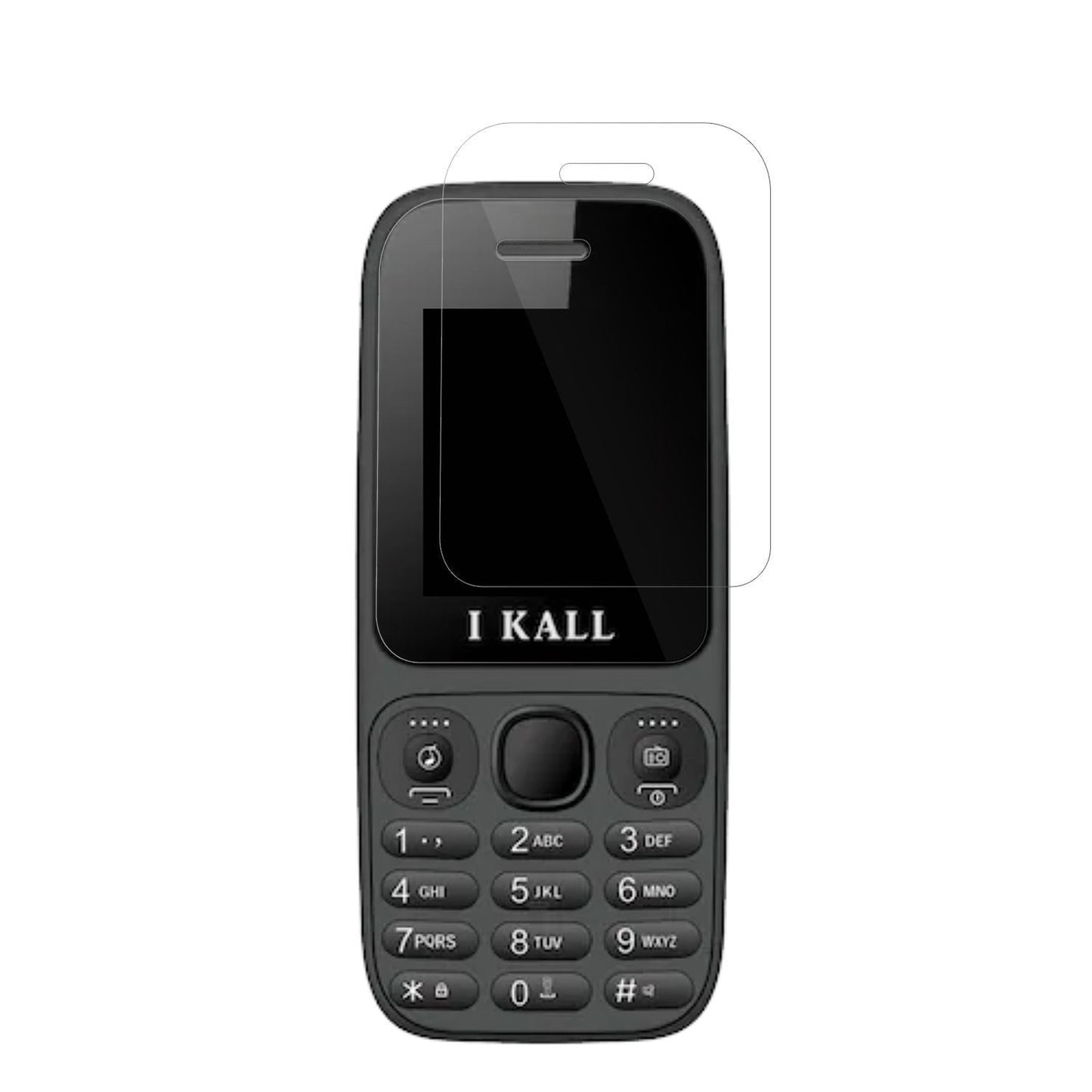 4x Schutzfolie klar für I Kall K80 New Display-Sch (2)