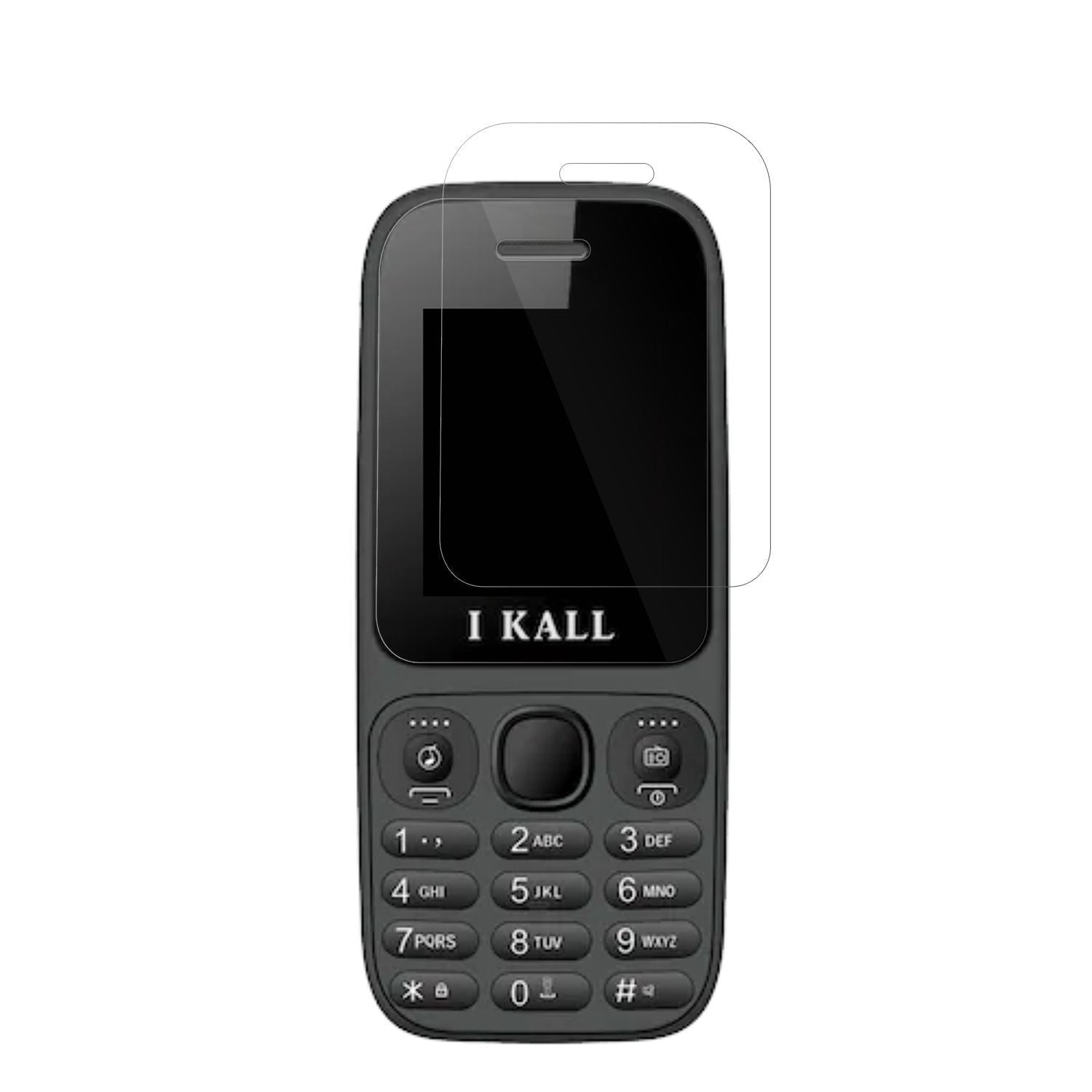 4x Schutzfolie klar für I Kall K80 New Display-Sch (2)