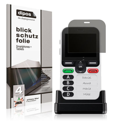 Blickschutzfolie für Doro Leva X10 matt Schutzfoli (1)