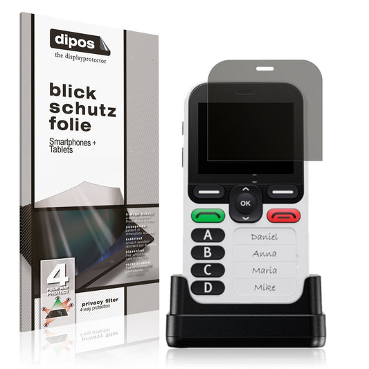 Blickschutzfolie für Doro Leva X10 matt Schutzfoli (1)
