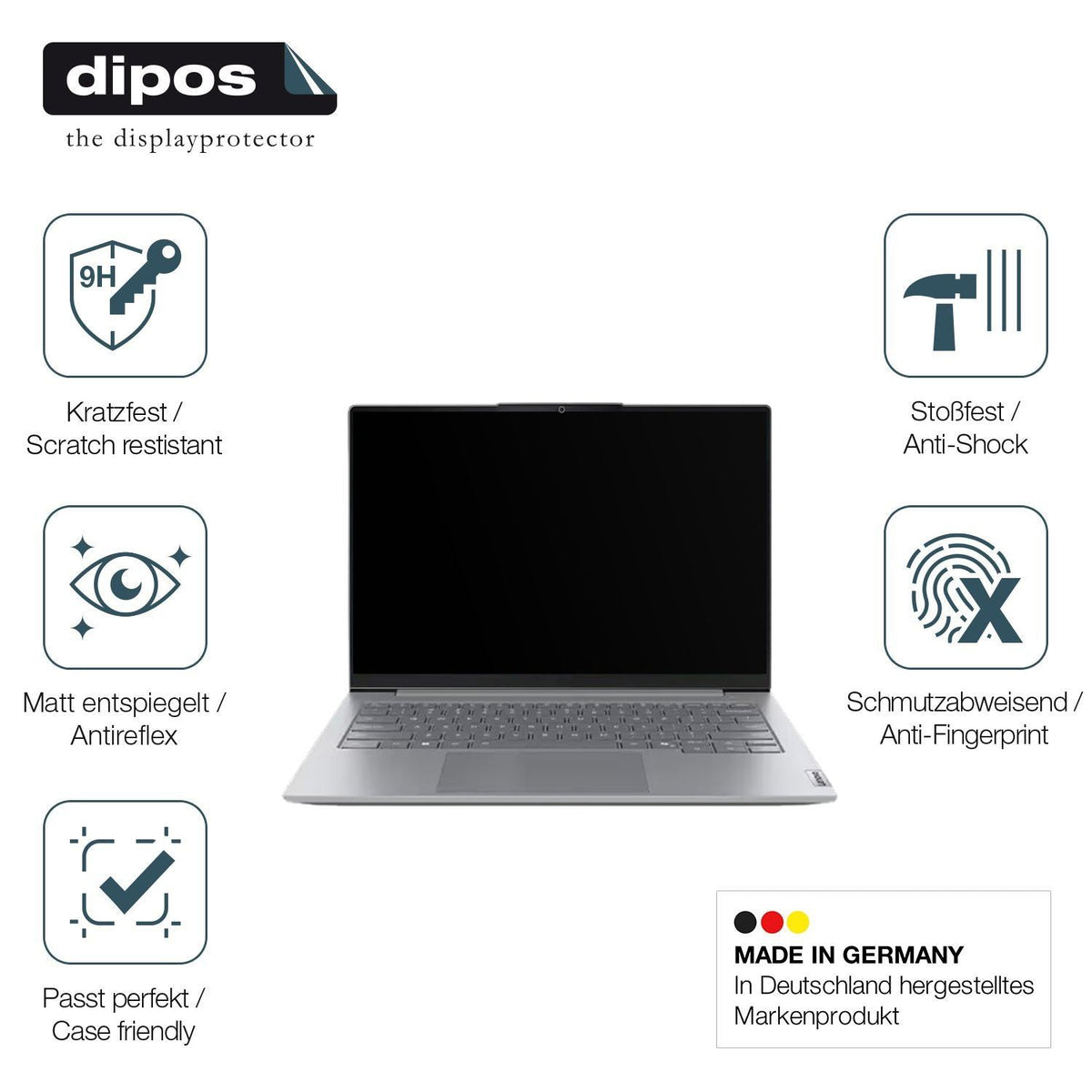 2x 9H Schutzfolie matt für Lenovo ThinkBook 14 Zol (7)