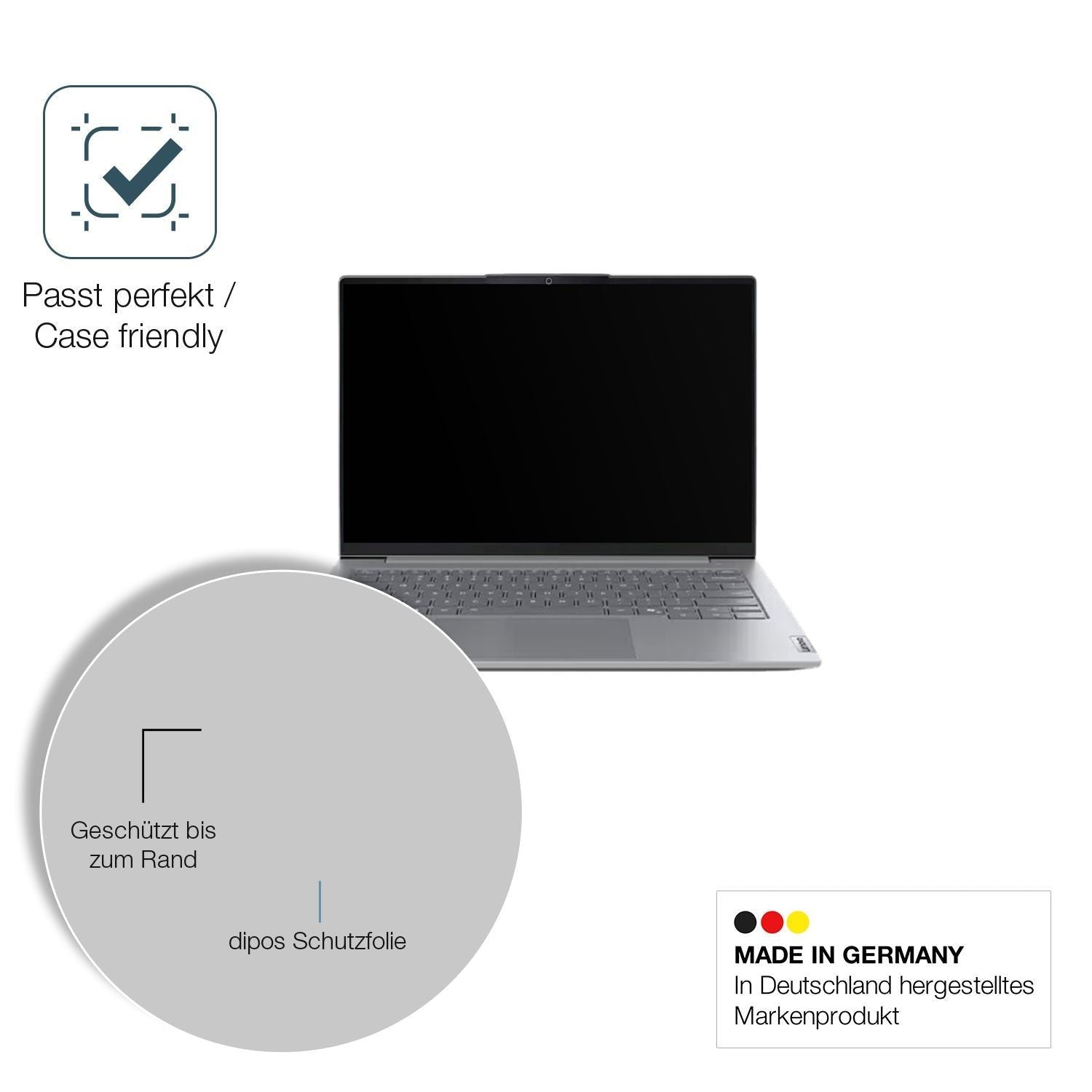 2x 9H Schutzfolie matt für Lenovo ThinkBook 16 Zol (6)