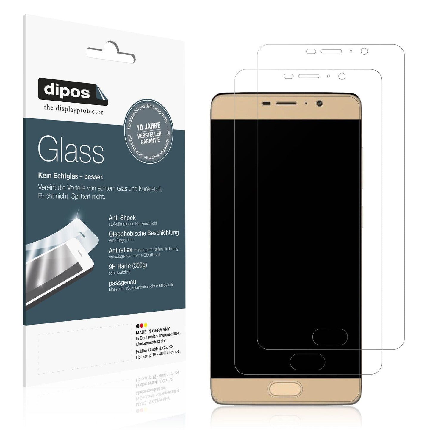 1x 9H Schutzfolie matt für Panasonic Eluga A3 Pro  (1)