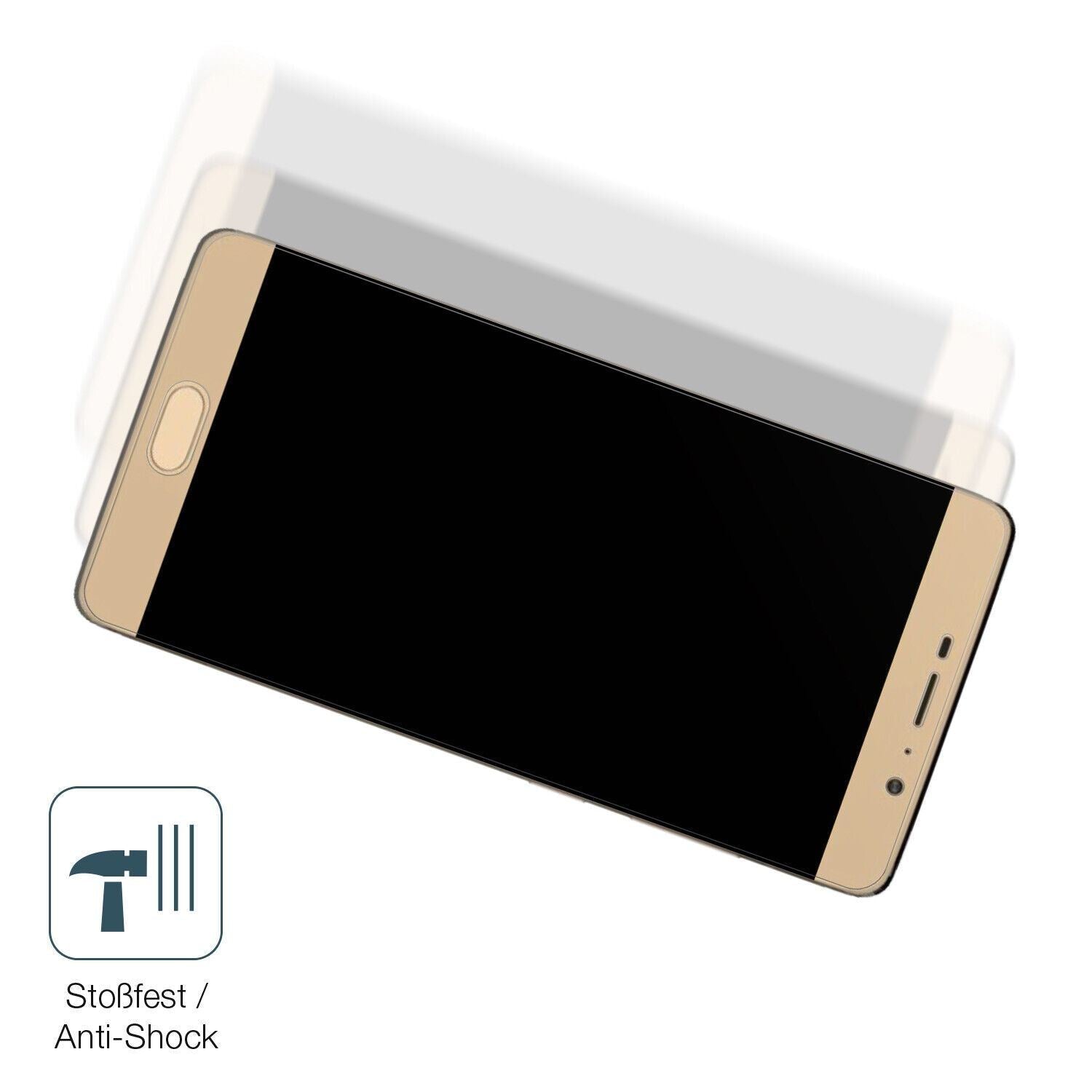 1x 9H Schutzfolie matt für Panasonic Eluga A3 Pro  (4)