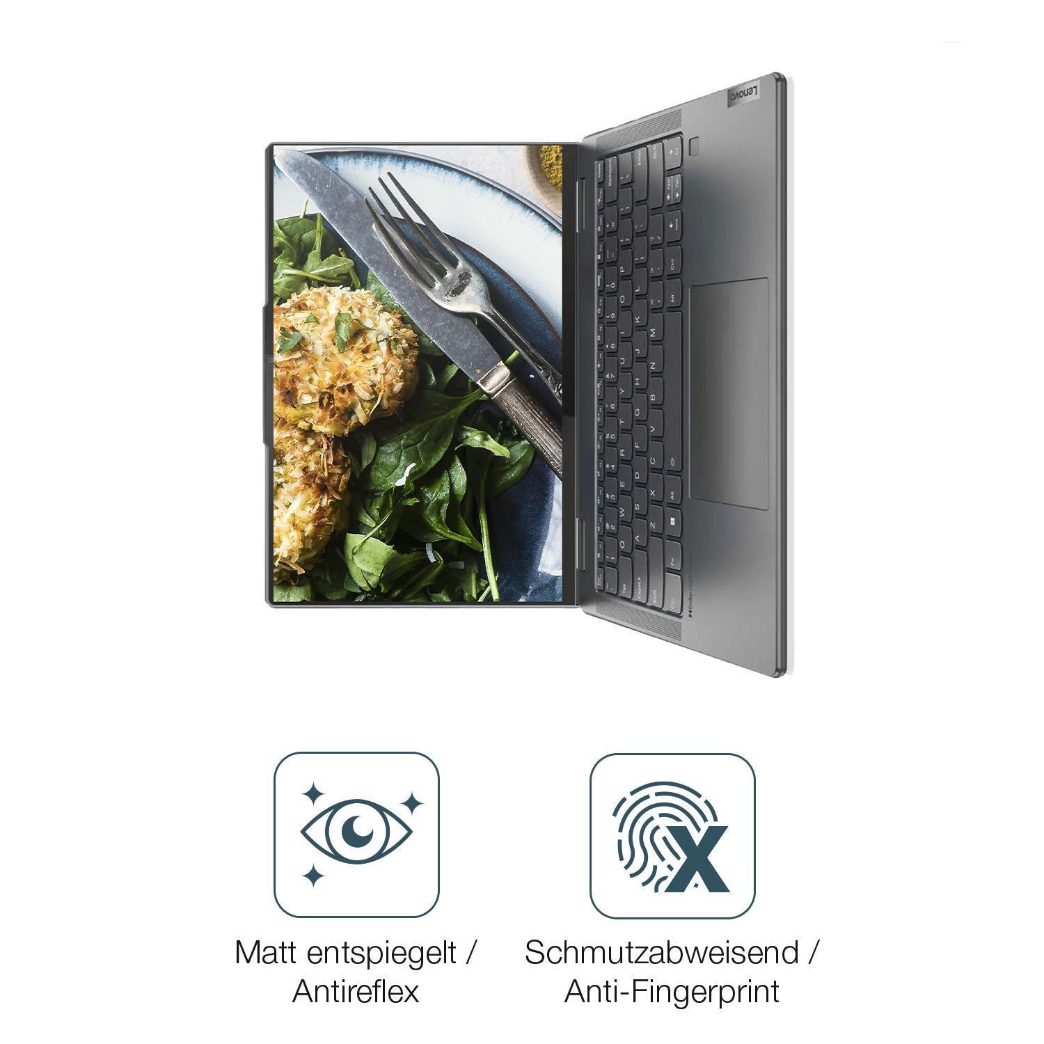 2x 9H Schutzfolie matt für Lenovo Yoga 7 14iAL7 14 (5)